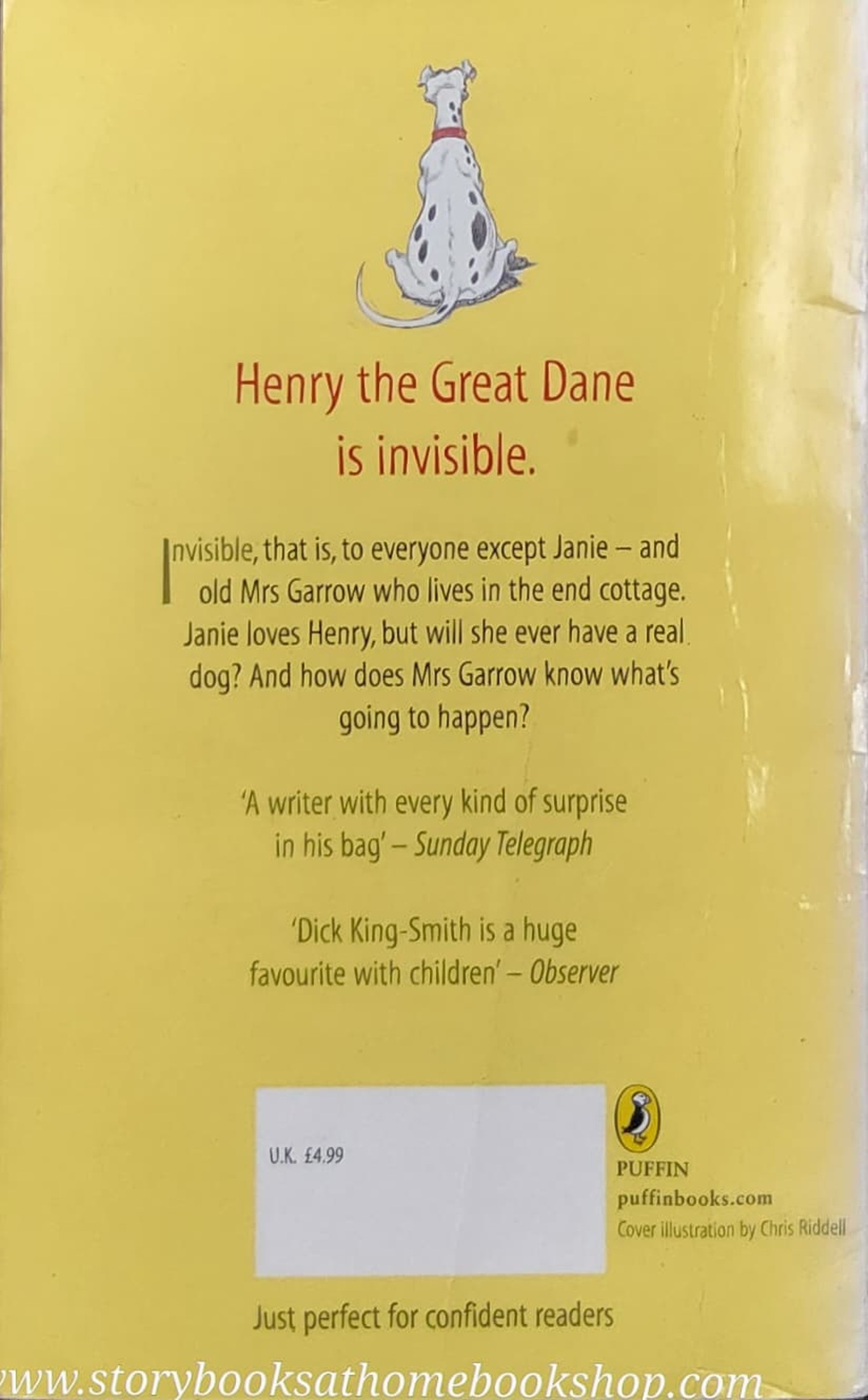 รรณกรรมเยาวชน** **หนังสือนิทานปกอ่อน** 🍅THE INVISIBLE DOG BY DICK KING-SMITH