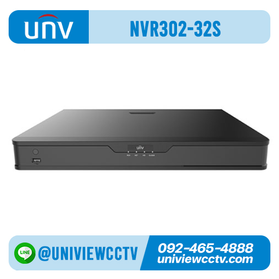 เครื่องบันทึก UNIVIEW รุ่น NVR302-32S จำนวน 32 ช่อง