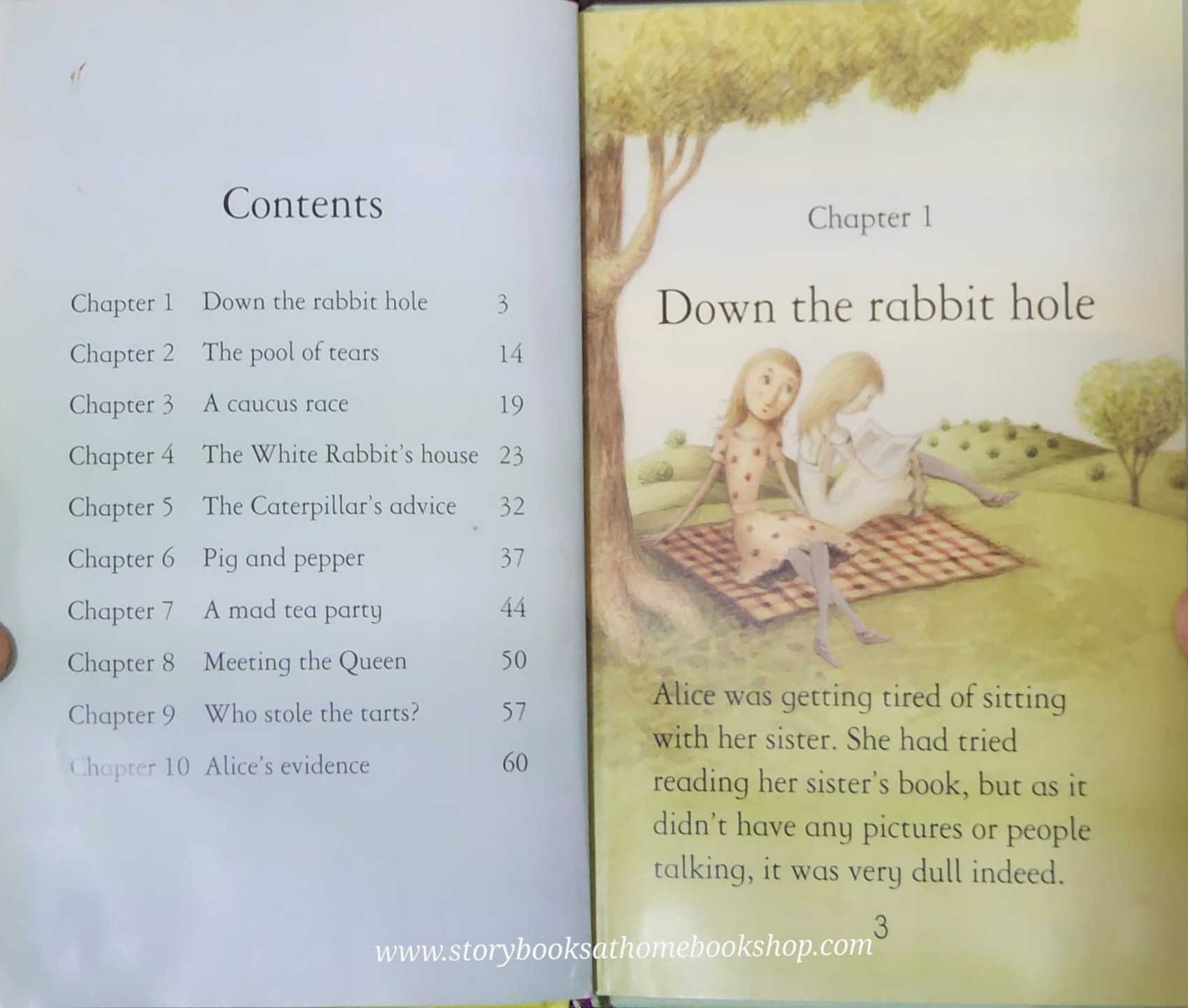 หนังสือนิทานปกแข็ง** 🍅🍓USBORNE YOUNG READING:ALICE IN WONDERLAND WITH CD