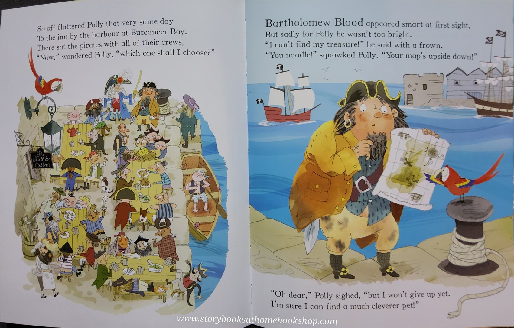 หนังสือนิทานปกอ่อน** ♥️POLLY PARROT PICK A PIRATE♥️