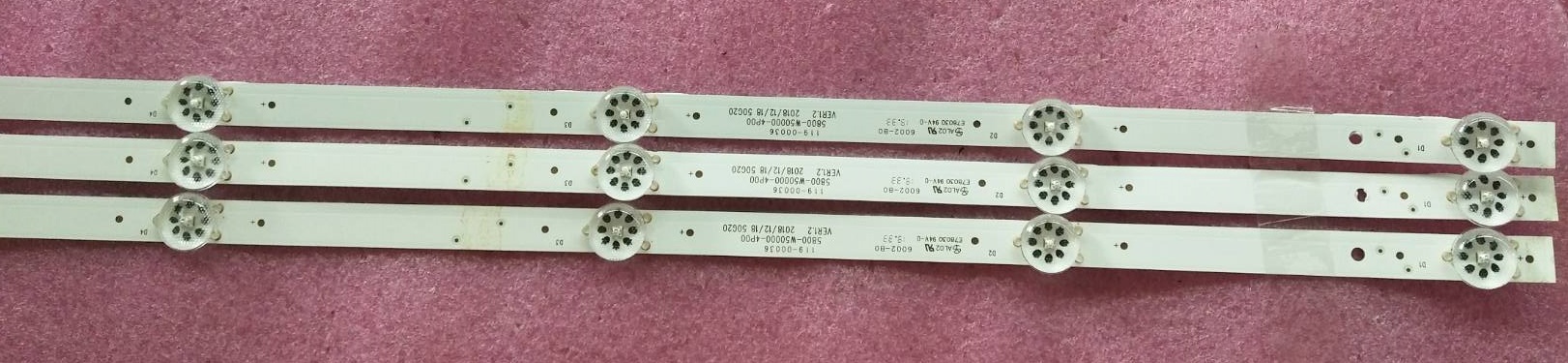 หลอดแบล็คไลท์ทีวี (COOCAA)*SKYWORTH (สกายเวิร์ท) อะไหล่แท้/ถอดสวยพร้อมใช้งาน รุ่น50S3C 50UB5550