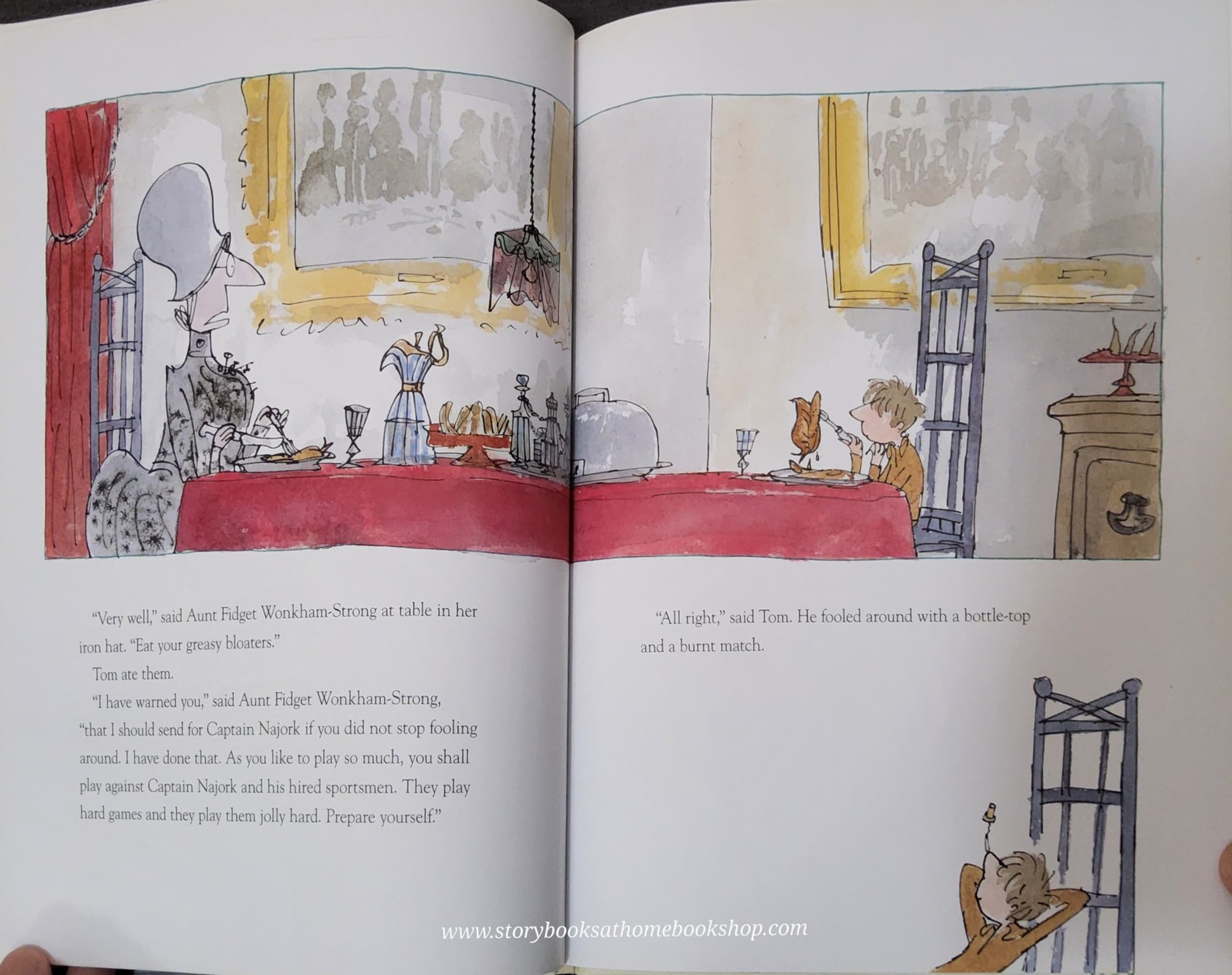 หนังสือนิทานปกแข็ง** 🍅🍓HOW TOM BEAT CAPTAIN NAJORK AND HIS HIRED SPORTMEN BY RUSSELL HOBAN&QUENTIN BLAKE