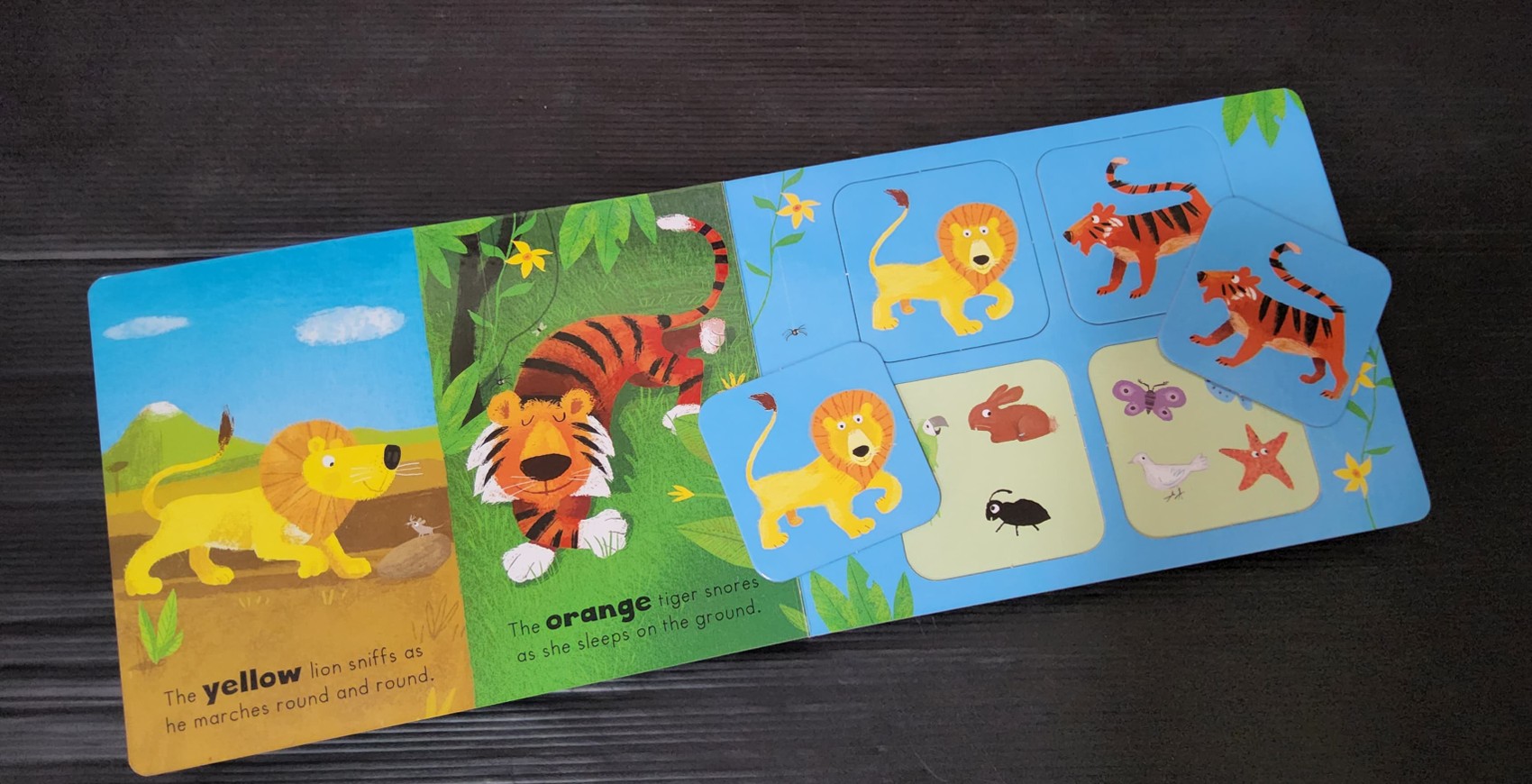 SNAP CARDS Board Book** 🍅🍓LET'S PLAY: ANIMAL SNAP (WITH 20 SNAP CARDS) BY SEBASTIEN BRAUN