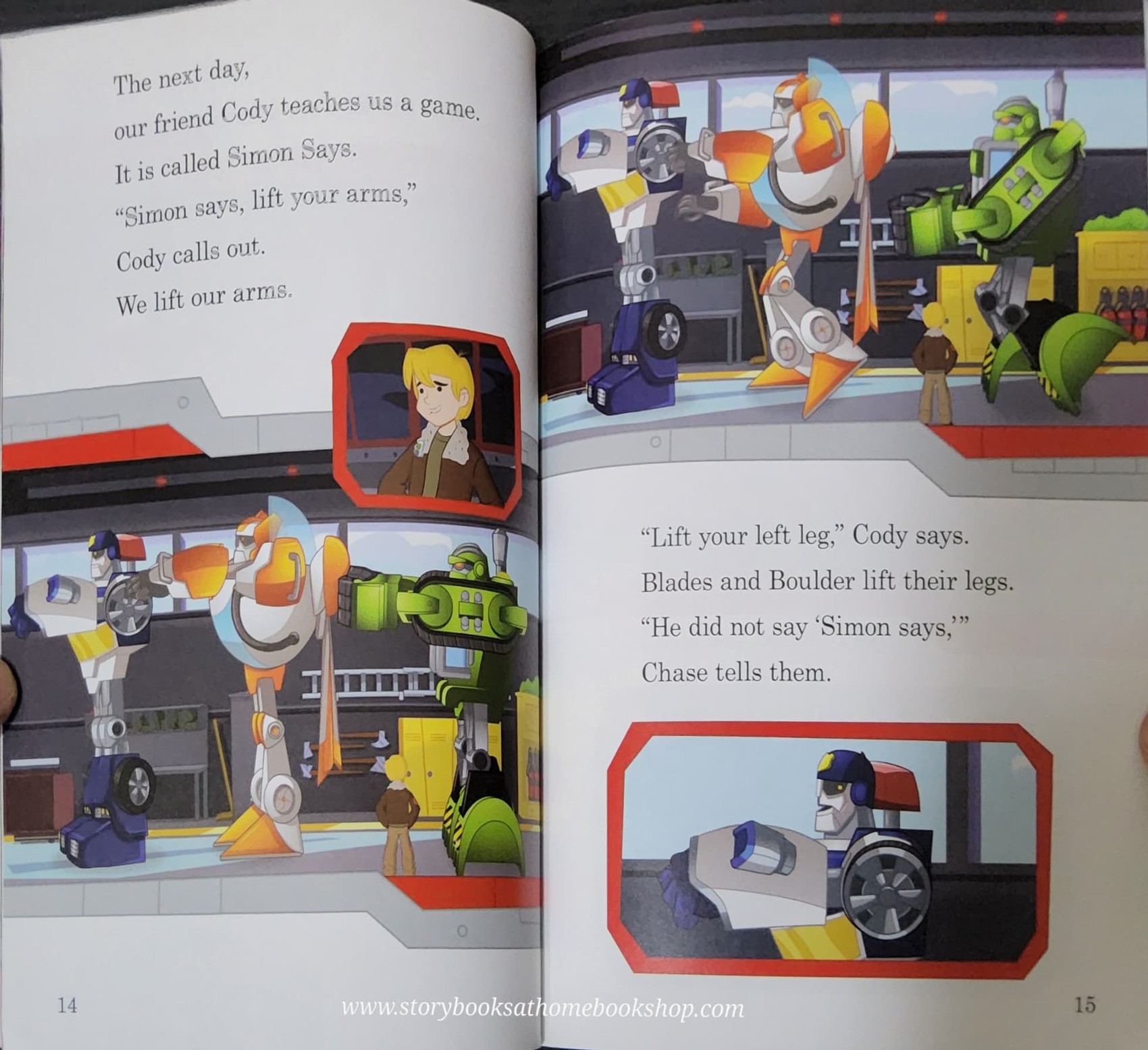 หนังสือนิทานปกอ่อน** 🍅🍓TRANSFORMERS RESCUE BOTS:MEET HEATWAVE THE FIRE-BOT L.1