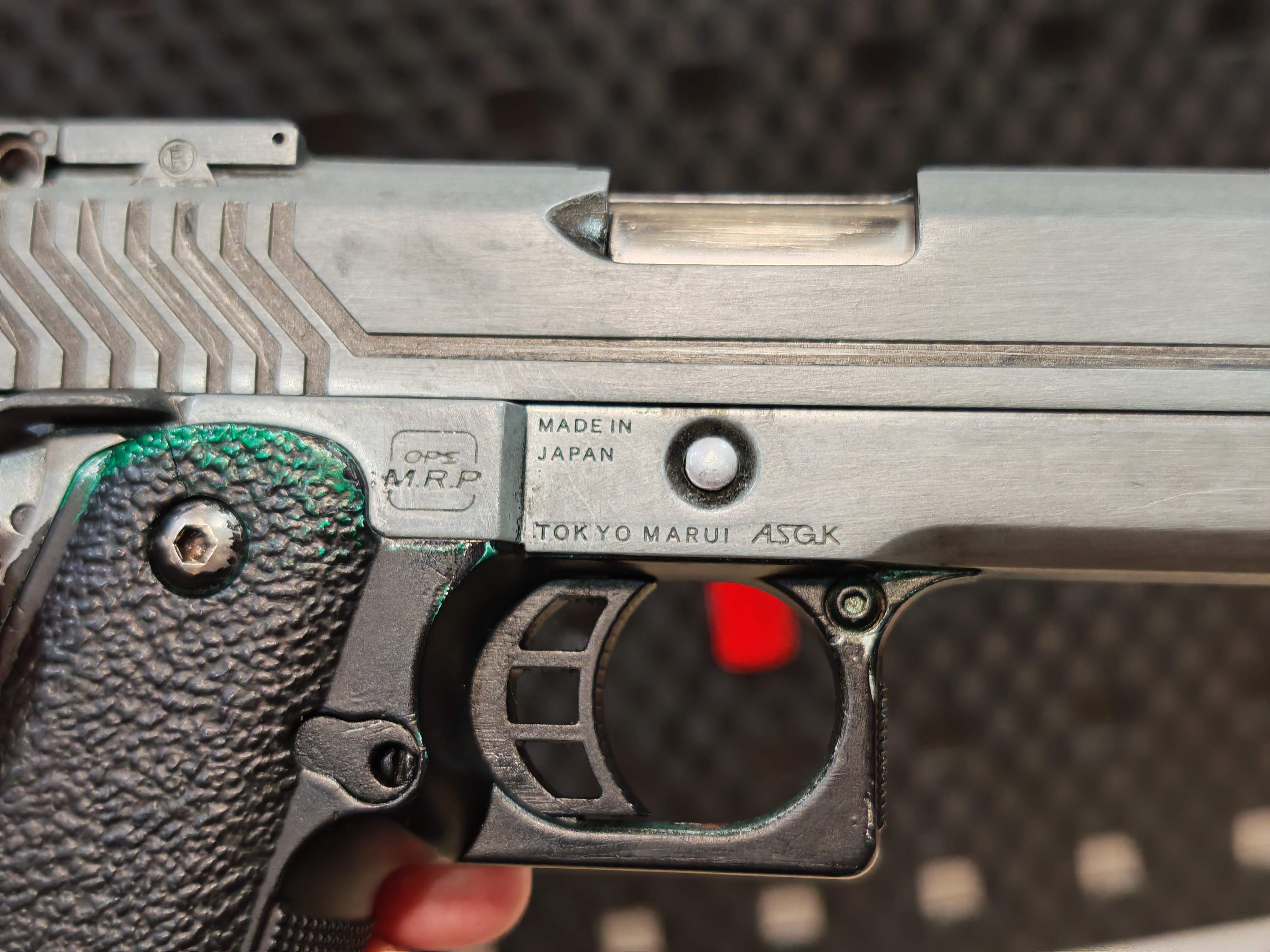 Hi-Capa 5.1 ชุดล่าง Marui ชุดบน WE เดิมๆทั้งตัว BB Gun บีบีกัน แบบแก๊ส ปืนอัดลม Airsoft Gun มือสอง