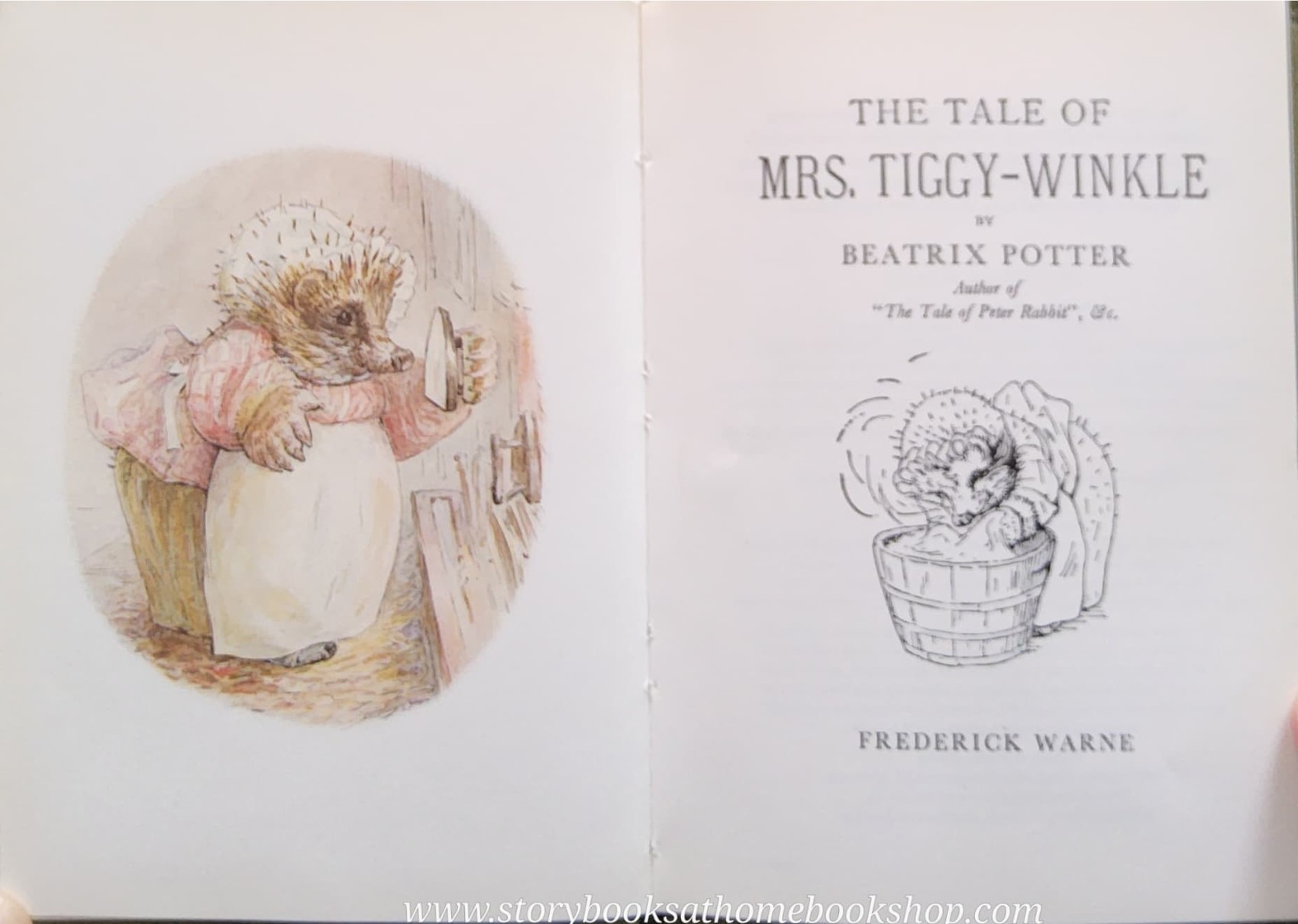 หนังสือนิทานปกแข็ง** 🍅🍓THE TALE OF MRS.TIGGY-WINKLE BY BEATRIX POTTER