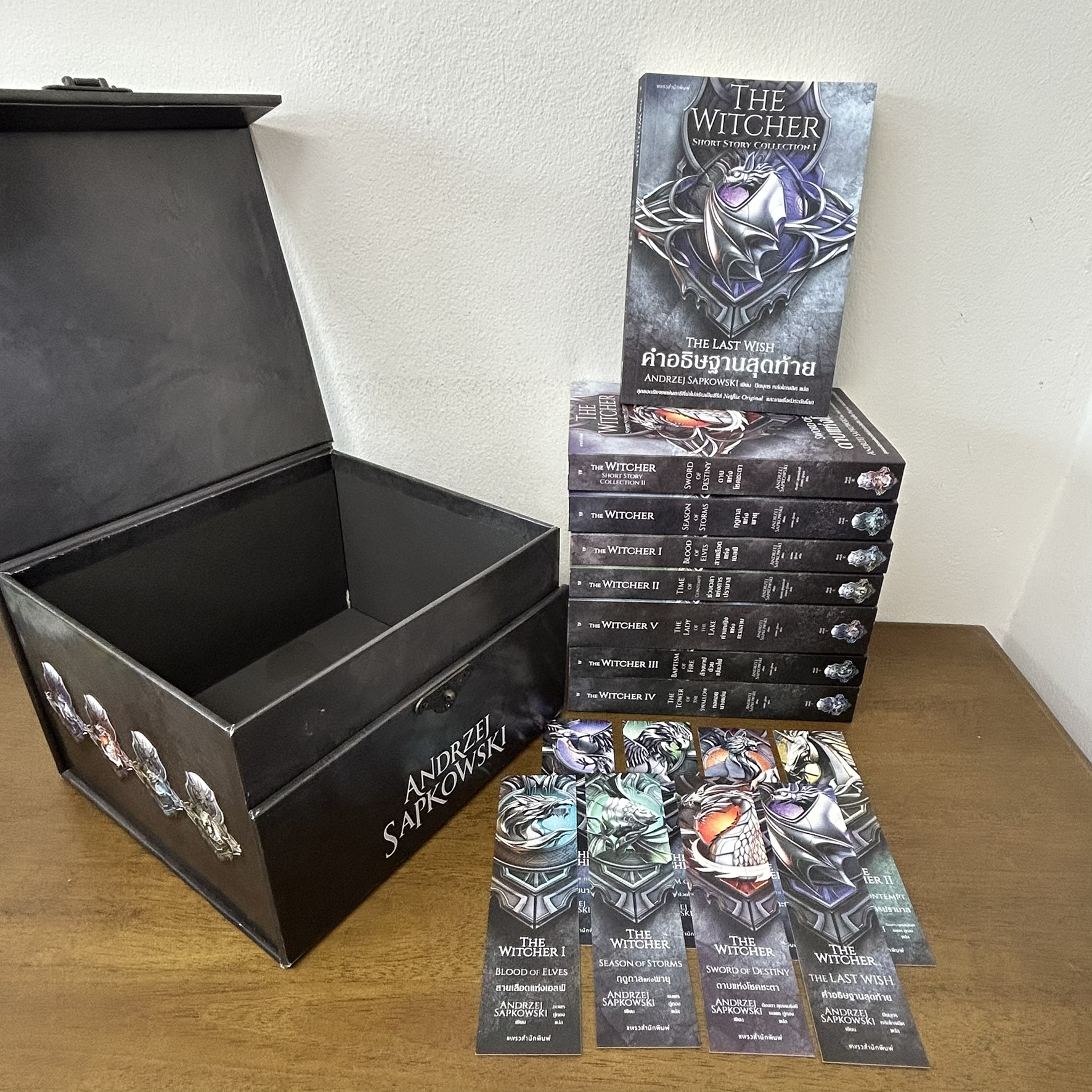 BOXSET The Witcher เล่ม 1-8 จบ ครบชุด ... Andrzej Sapkowski (มือสอง) นิยาย แฟนตาซี แพรว