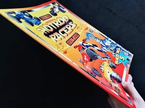 ACTIVITIES BOOK หนังสือกิจกรรมเด็ก ภาษาอังกฤษ🍅🍓MAKING HOTROD RACERS FROM JUNK/Used สภาพ 80-90%