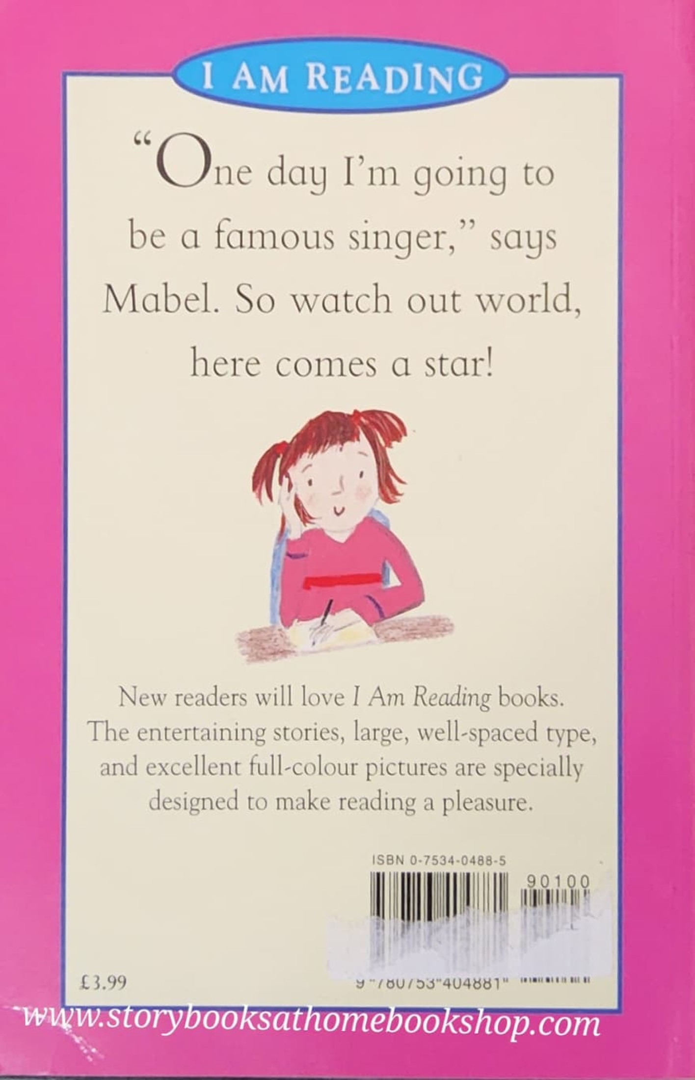 หนังสือนิทานปกอ่อน** 🍅🍓I AM READING:JUST MABEL BY FRIEDA WISHINSKY
