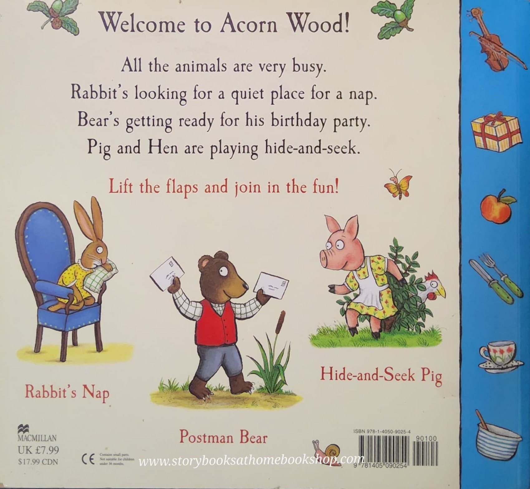 หนังสือนิทานปกอ่อน flap book** ♥️TALES FROM ACORN WOOD BY JULIA DONALDSON.AXEL SCHEFFLER