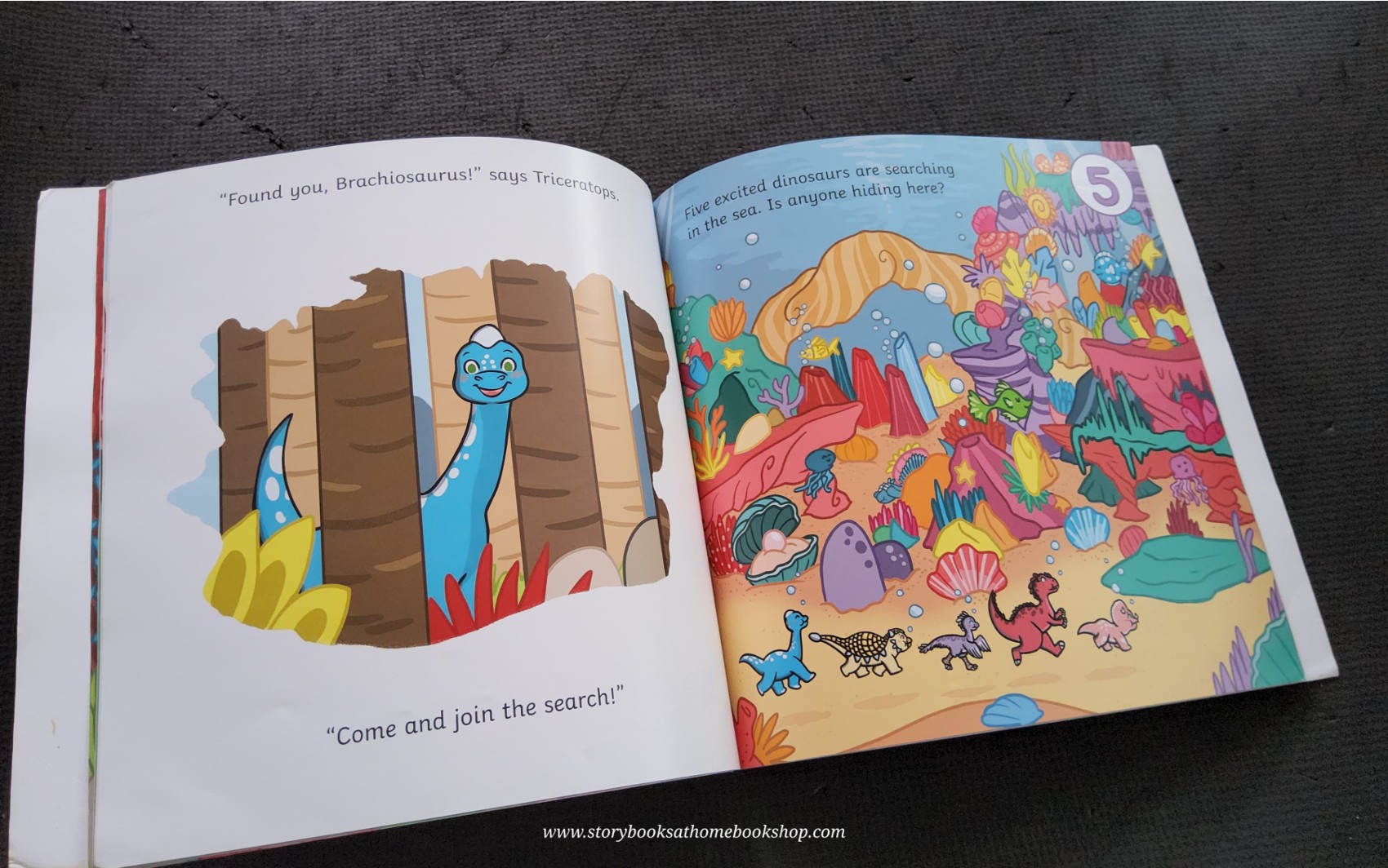 หนังสือนิทานปกอ่อน** 🍅🍓HIDE-A-SAURUS