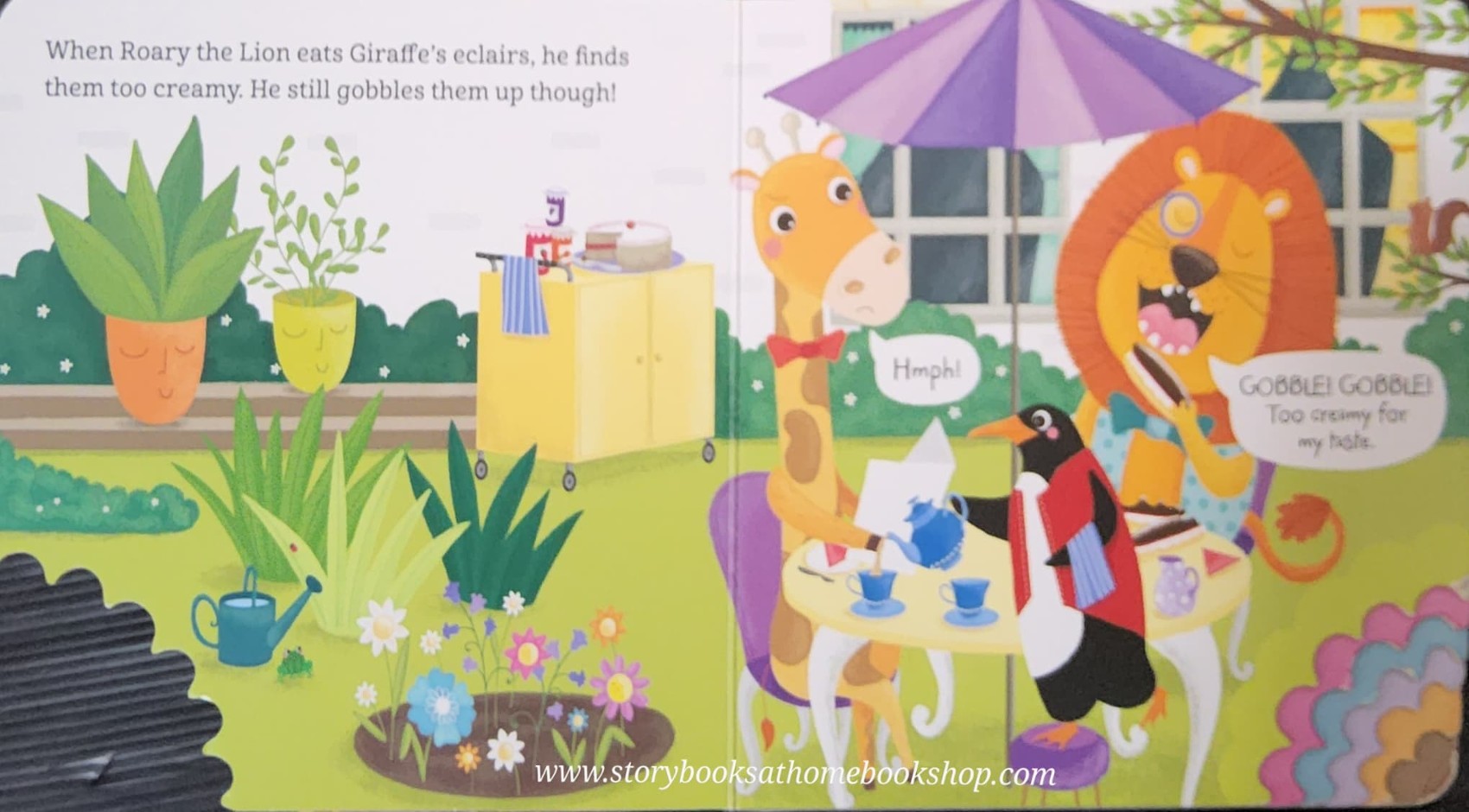 BOARD BOOK ** 🍅🍓MUNCH CORNERS:THE CAKE LION