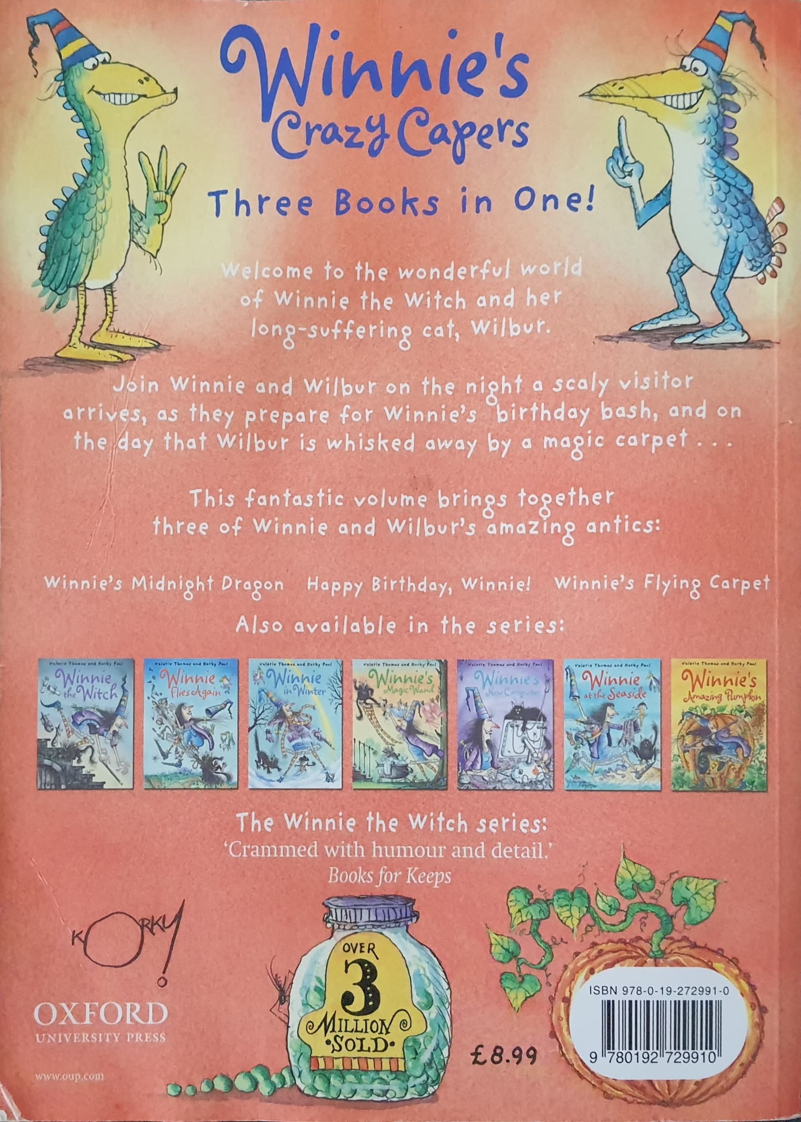 หนังสือนิทานปกอ่อน WINNIE'S CRAZY CAPERS 3 IN 1