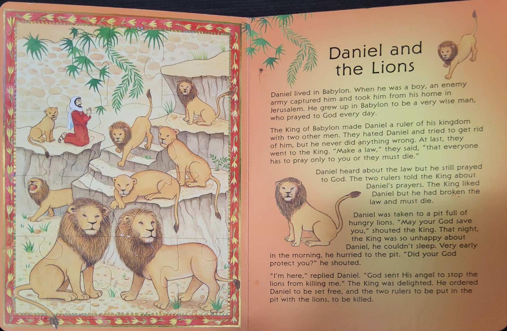 JIGSAW BOOK ** 🍅🍓 THE USBORNE BIBLE STORIES JIFSAW BOOK