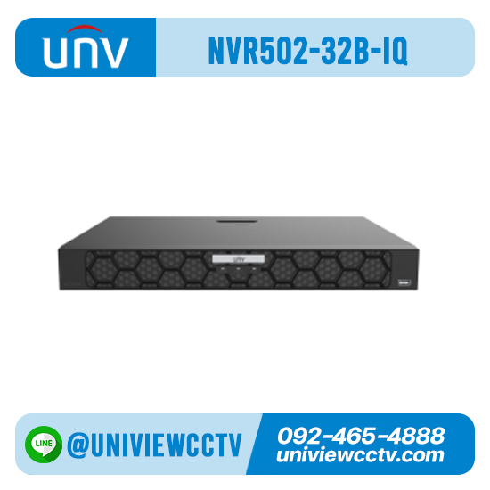 เครื่องบันทึก UNIVIEW รุ่น NVR502-32B-IQ จำนวน 32 ช่อง