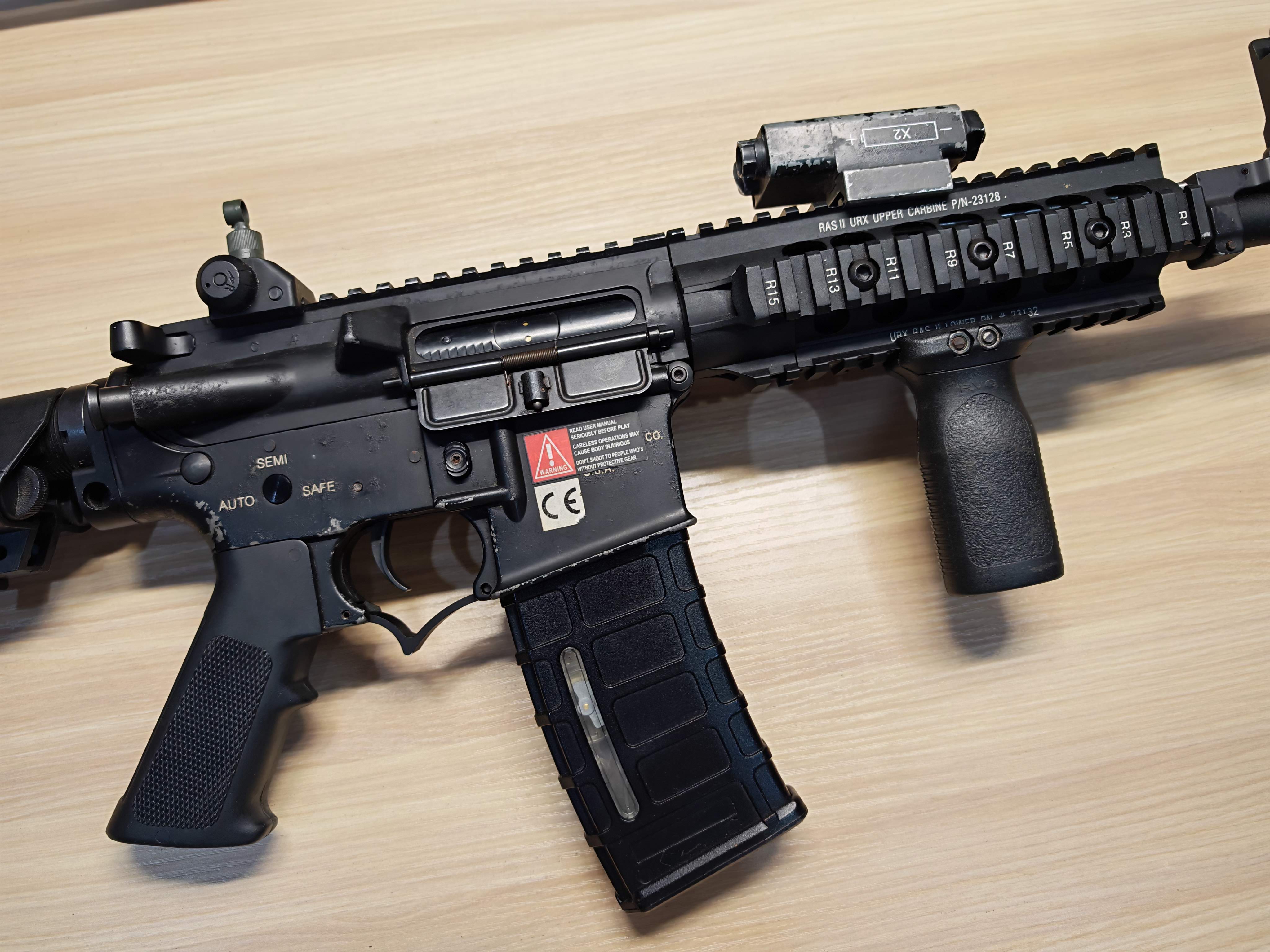 Golden Eagle M4 ติดบอร์ด BR แต่งเกียร์ มอเตอร์แต่ง เรทบอลสูง โลหะทั้งตัว AEG BB Gun บีบีกัน Airsoft Gun ปืนอัดลม ปืนยาวไฟฟ้า มือสอง