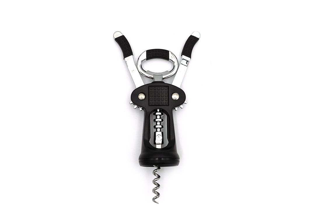 Corkscrew ที่เปิดขวดไวน์ แบบเกลียวหมุน 7x16x4 cm สีดำ