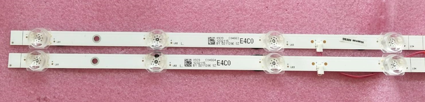 หลอดแบคไลน์ทีวี ไฮเซน Hisense ของแท้ถอดจากเครื่อง รุ่น 40E5G