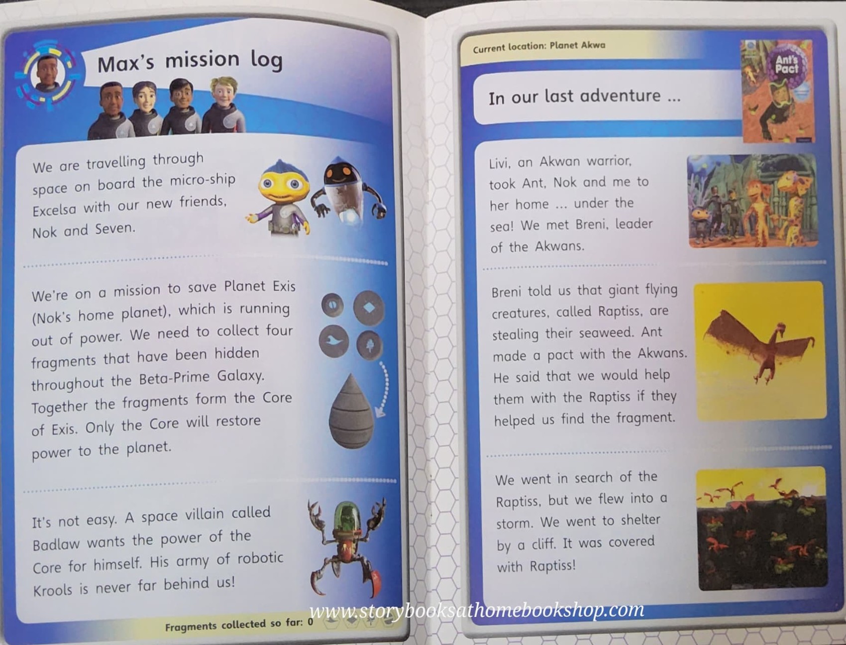 หนังสือนิทานปกอ่อน ** 🍅🍓ALIEN ADVENTURES: THE SCREAMS OF THE RAPTISS