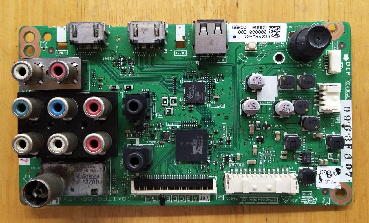 Main Board SHARP ( ชาร์ป) อะไหล่แท้/ของถอด ใช้กับรุ่น LC-32LE260M ใช้แทนรุ่น LC-32LE265M