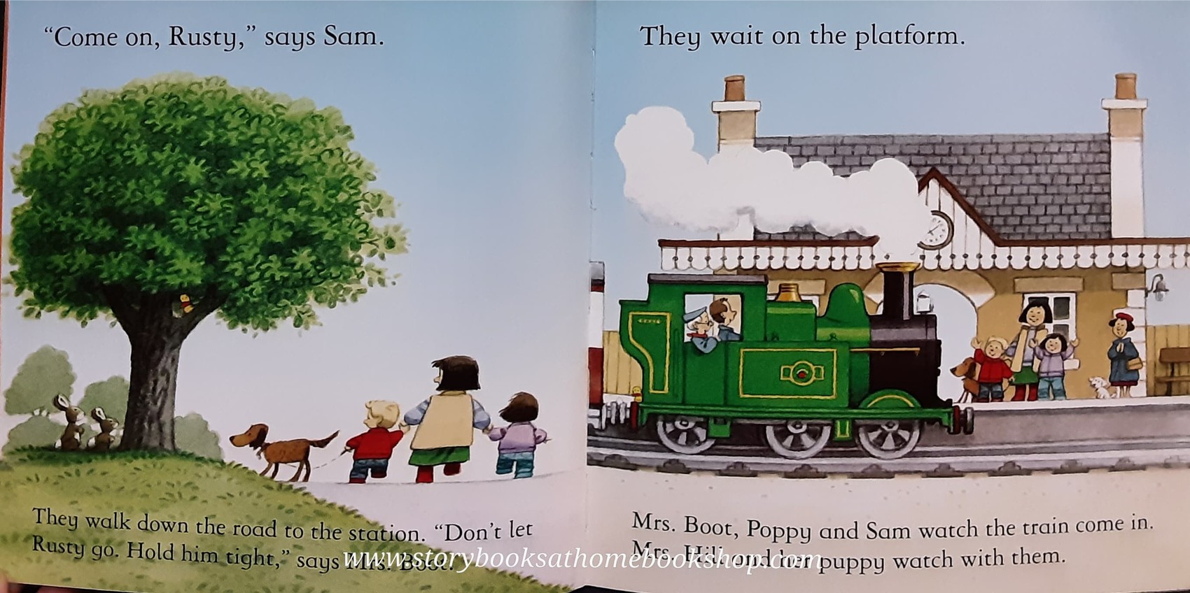 หนังสือนิทานปกอ่อน** ♥️USBORNE FARMYARD TALES: RUSTY'S TRAIN RIDE♥️