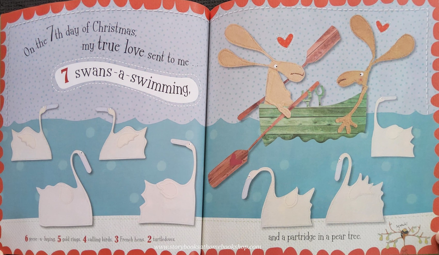 หนังสือนิทานปกอ่อน** 🍅🍓THE TWELVE DAYS OF CHRISTMAS