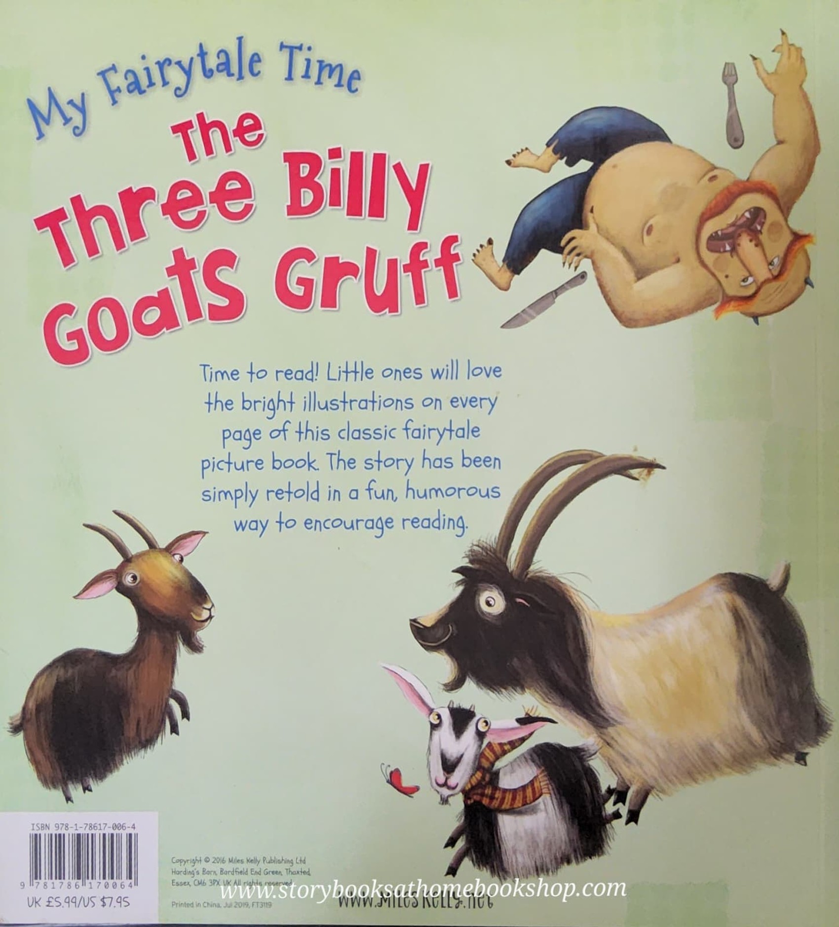 หนังสือนิทานปกอ่อน** 🍅🍓MY FAIRYTALE TIME: THE THREE BILLY GOATS GRUFF