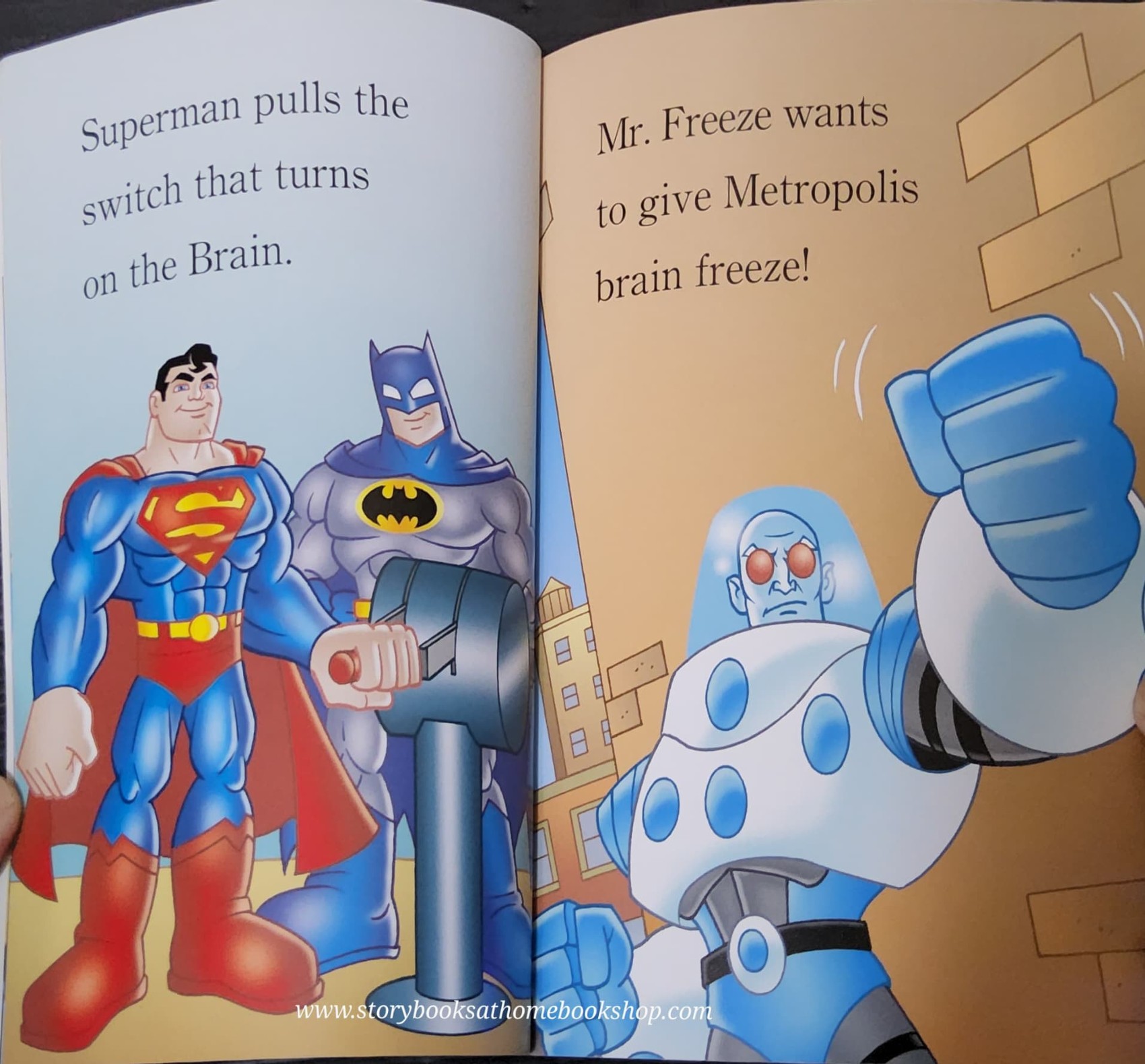 หนังสือนิทานปกอ่อน** 🍅🍓DC SUPER FRIENDS: BRAIN FREEZE