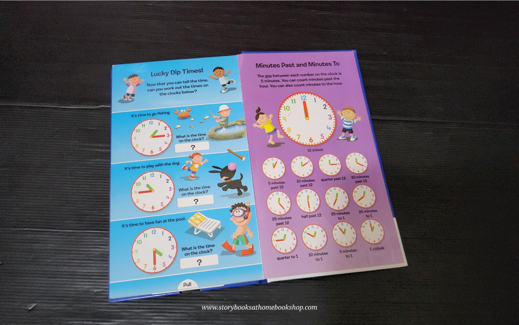 MATH BOOK** ð
ðPULL-THE-TAB:TELL THE TIME!