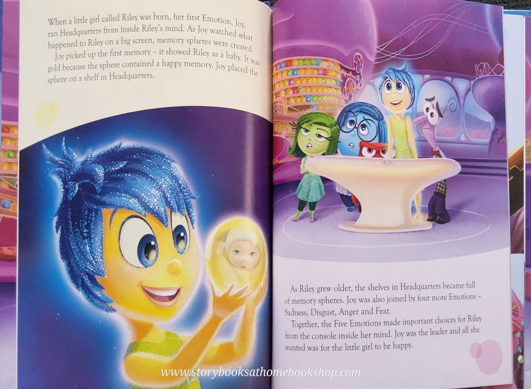 หนังสือนิทานปกแข็ง ** ♥️DISNEY PIXAR INSIDE OUT MAGICAL STORY
