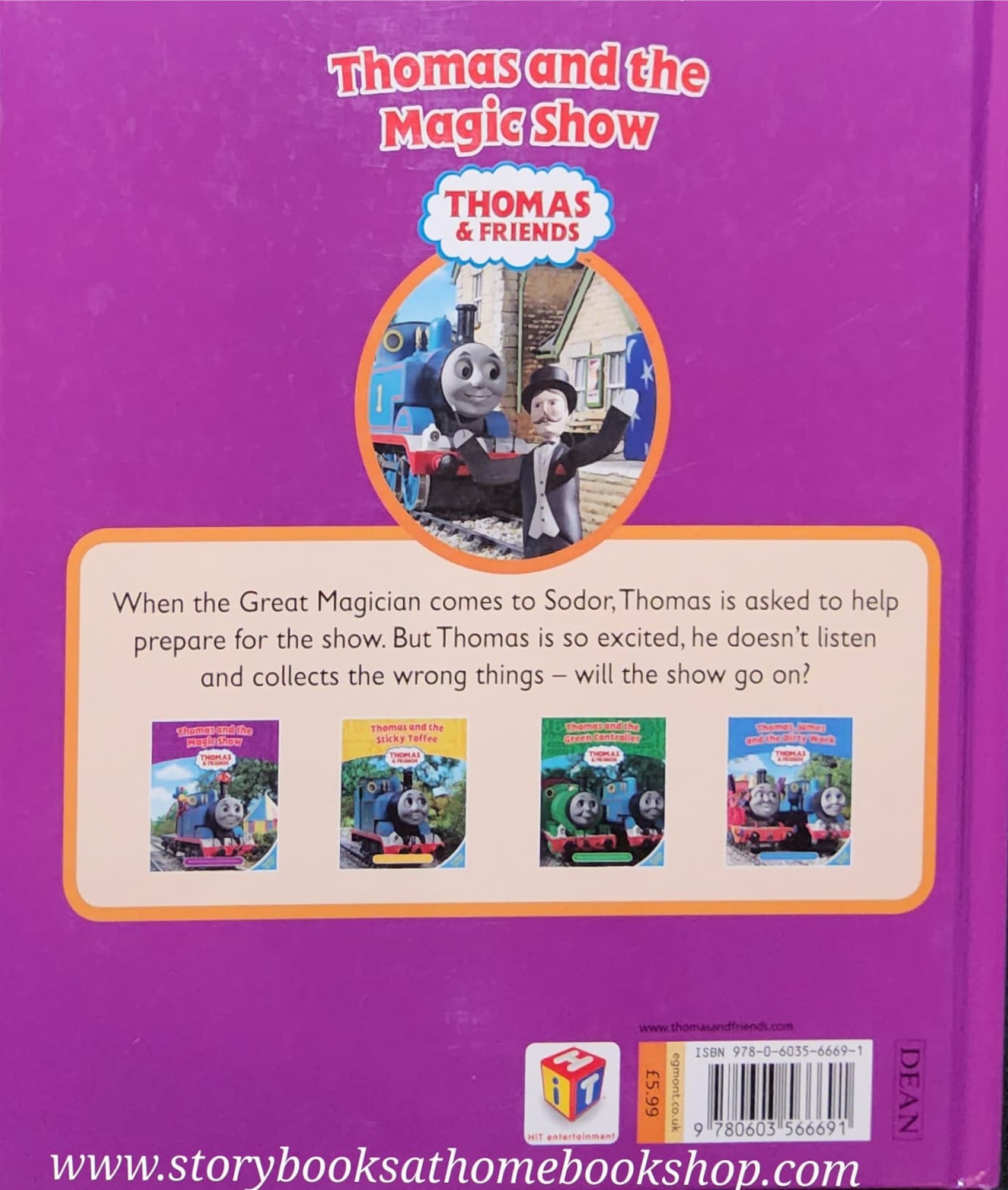 หนังสือนิทานปกแข็ง ** ♥️THOMAS AND THE MAGIC SHOW ♥️