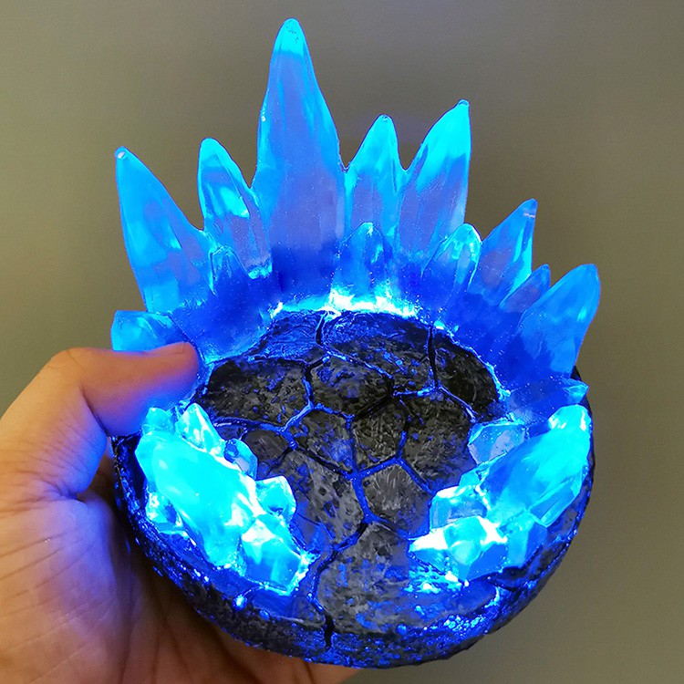 GK Resin Diorama Effect งานเรซิ่น ฐานเอฟเฟค ฉากพื้นอิฐเอฟเฟคผลึกแสง (มีไฟ)(สายเสียบUSB)