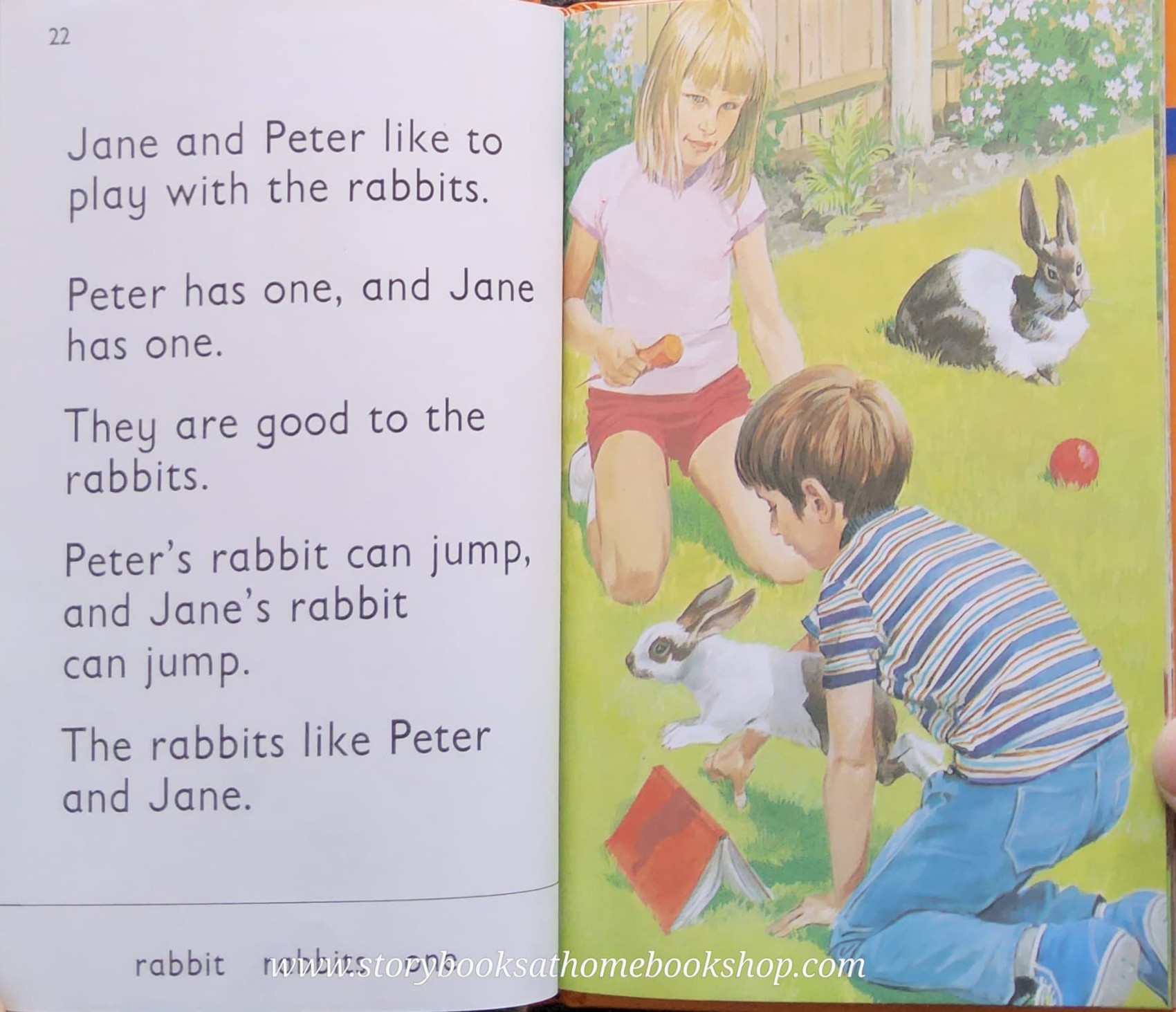 หนังสือนิทานปกแข็ง** 🍅KEY WORDS WITH PETER AND JAN 3B BOYS AND GIRLS