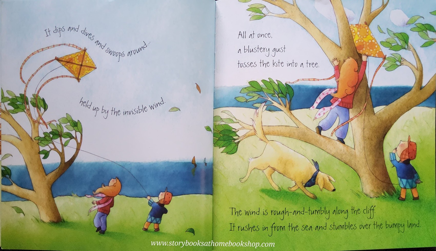 หนังสือนิทานปกอ่อน** 🍅THE WINDY DAY BY ANNA MILBOURNE AND ELENA TEMPPORIN