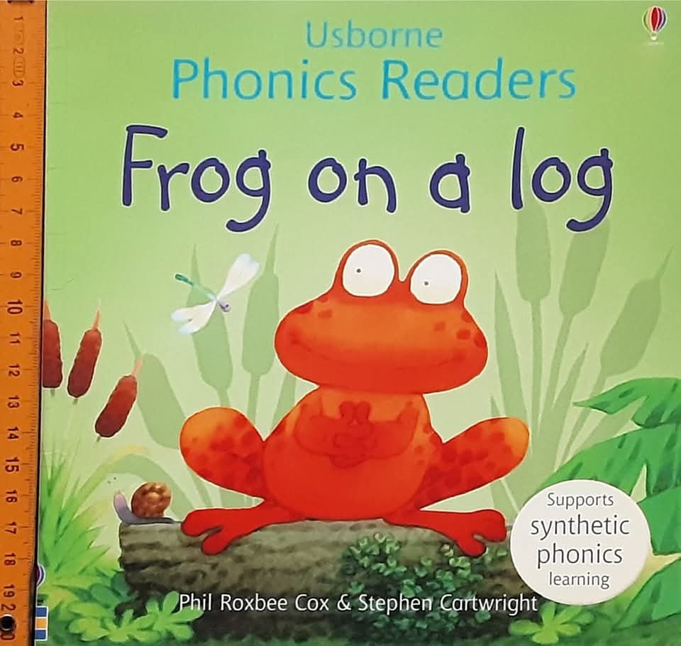 หนังสือนิทานปกอ่อน** 🍅🍓PHONICS READERS:FROG ON THE LOG
