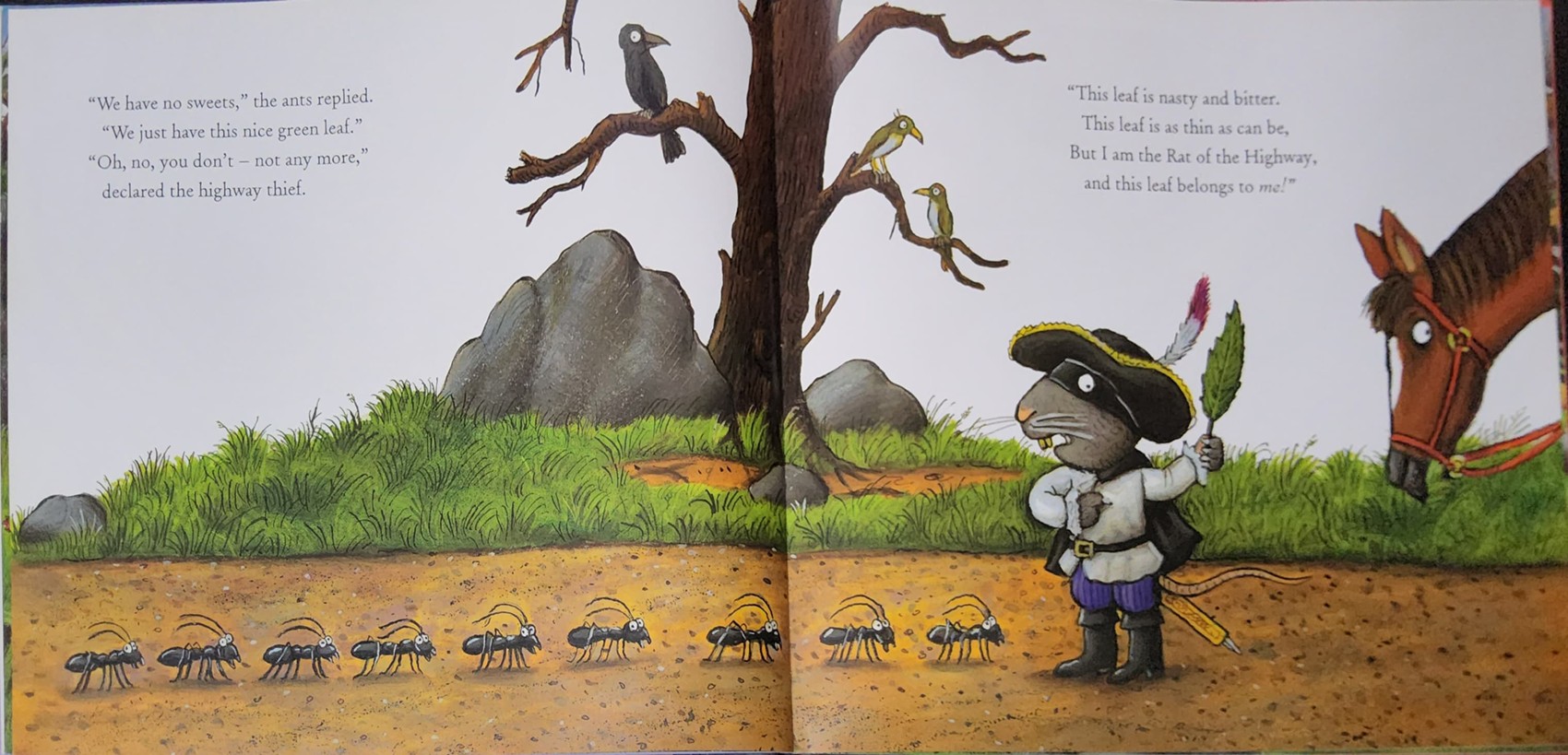 หนังสือนิทานปกแข็ง** ♥️THE HIGHWAY RAT BY JULIA DONALDSON AND AXEL SCHFFLER