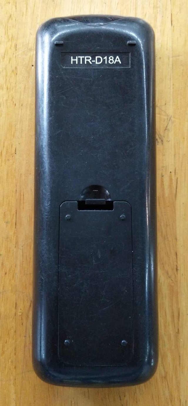 รีโมทย์HAIER ของแท้มือสองมากับเครื่อง รุ่นHTR-D18A