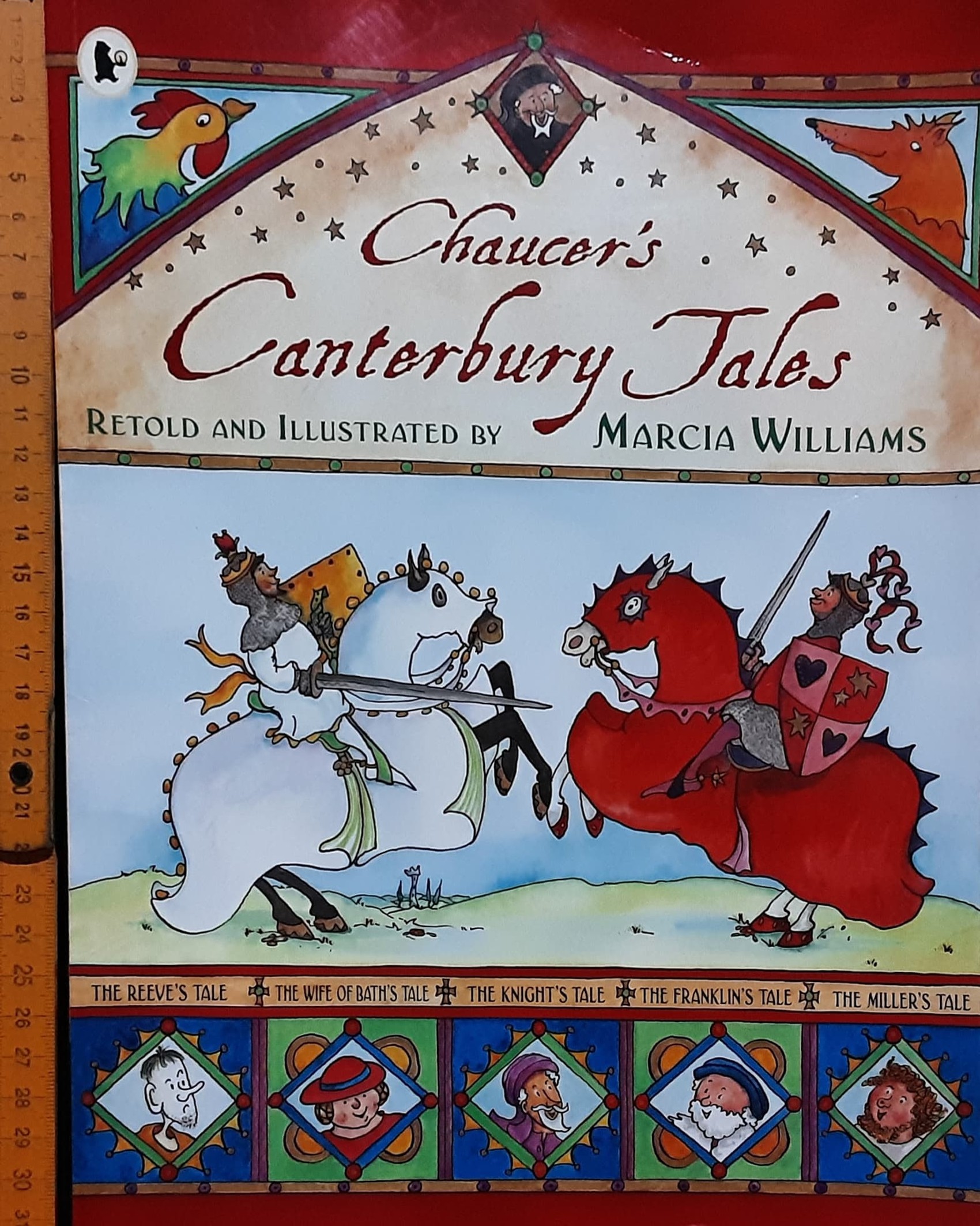 หนังสือนิทานเด็ก ภาษาอังกฤษ ปกอ่อน 🍅🍓Chaucer's Canterbury Tales/Used สภาพ 80-90%