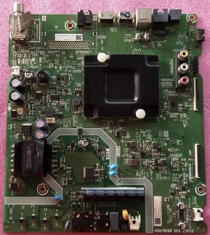เมนบอร์ดทีวีไฮเซน HISENSE อะไหล่แท้/มือสองพร้อมใช้งาน รุ่น43B6000UW พาร์ทRSAG7.820.8609/ROH