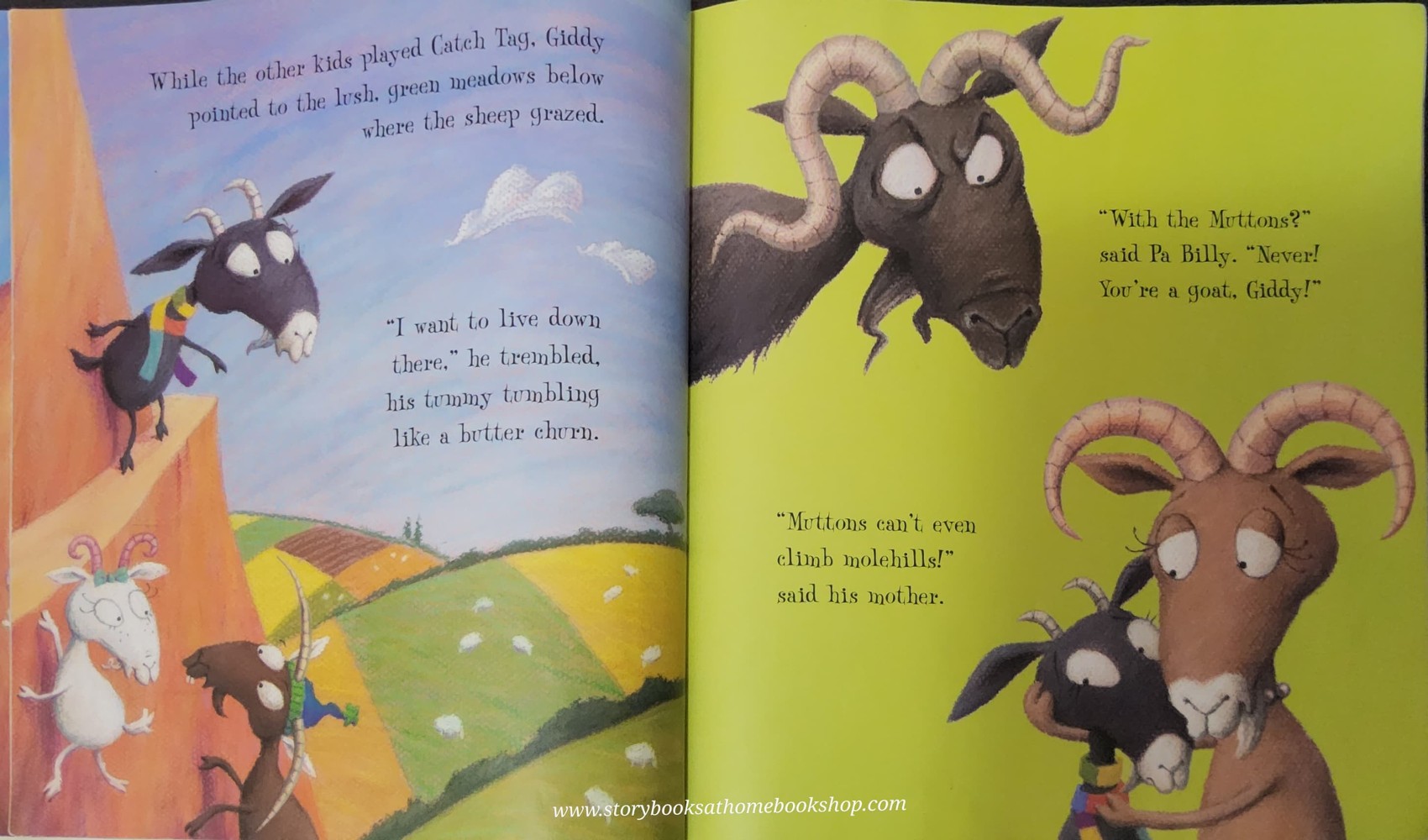 หนังสือนิทานปกอ่อน** 🍅🍓GIDDY GOAT BY JAMIE RIX AND LYNNE CHAPMAN