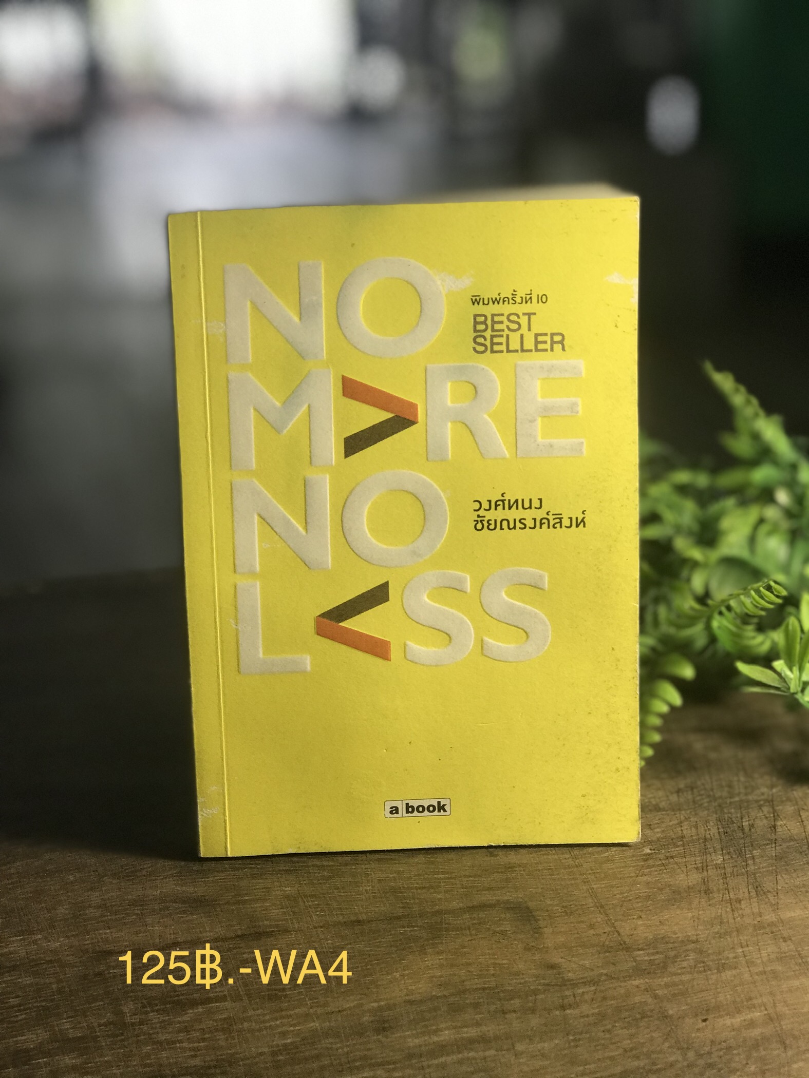 No More No Less ผู้เขียน วงศ์ทนง ชัยณรงค์สิงห์ สำนักพิมพ์เดย์โพเอทส์