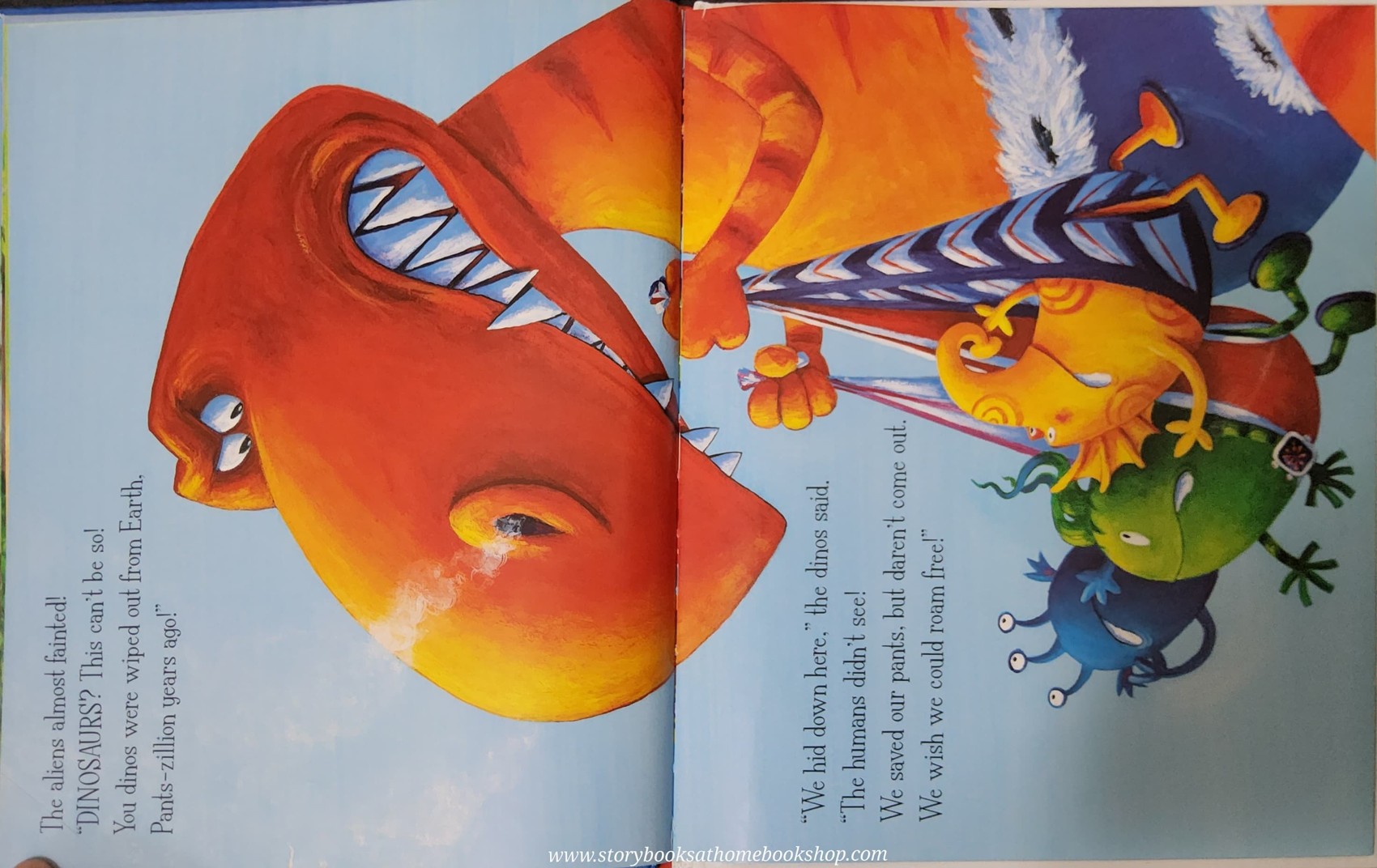 หนังสือนิทานปกแข็ง** 🍅🍅ALIENS LOVE DINOPANTS