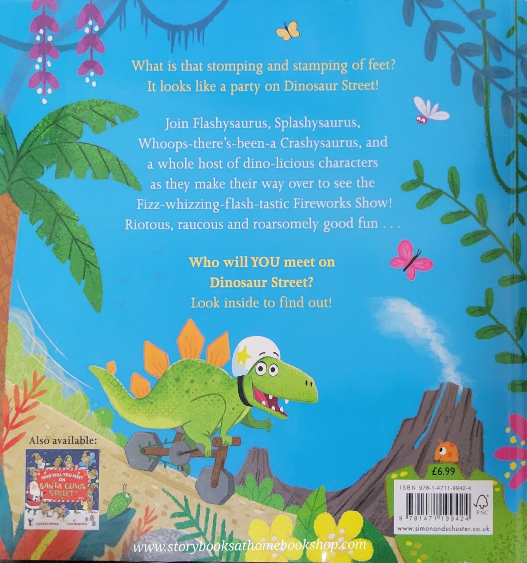 หนังสือนิทานปกอ่อน** ♥️WHO WILL YOU MEE ON DINOSAUR STREET?