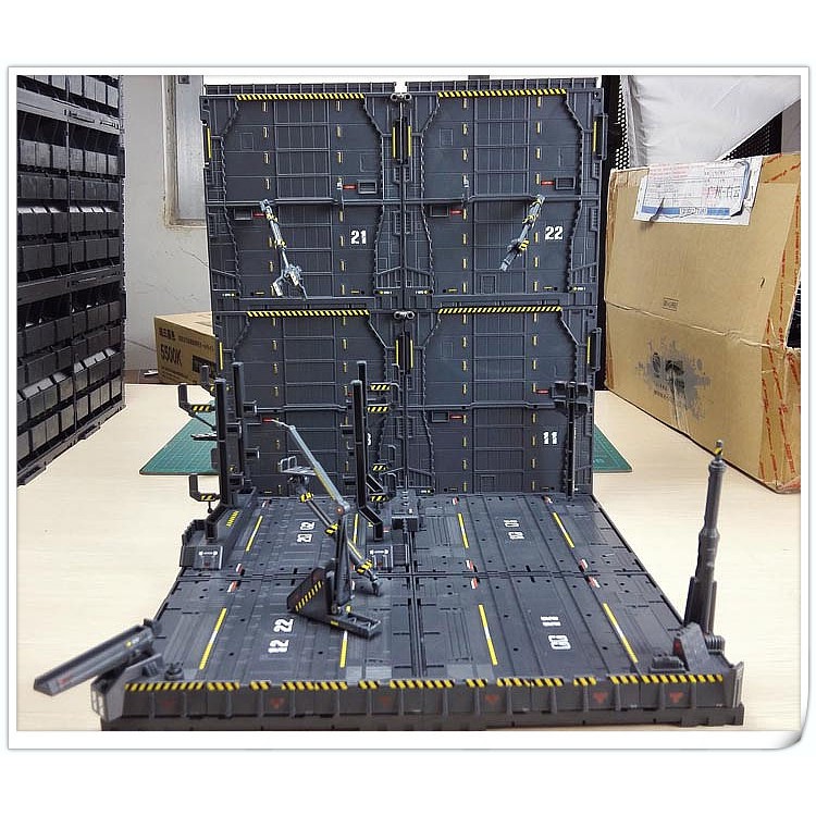 CG Machine Nest Gundam Gunpla โรงเก็บกันดั้ม ฐานกันดั้ม กันพลา SET 2 (CDEH)