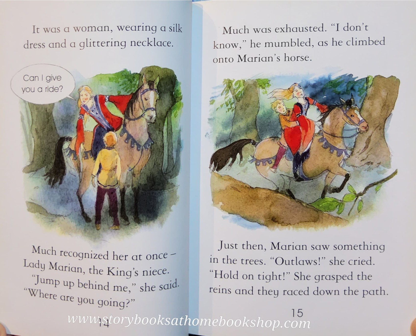 หนังสือนิทานปกแข็ง ** ♥️♥️USBORNE YOUNG READING: ROBIN HOOD♥️♥️