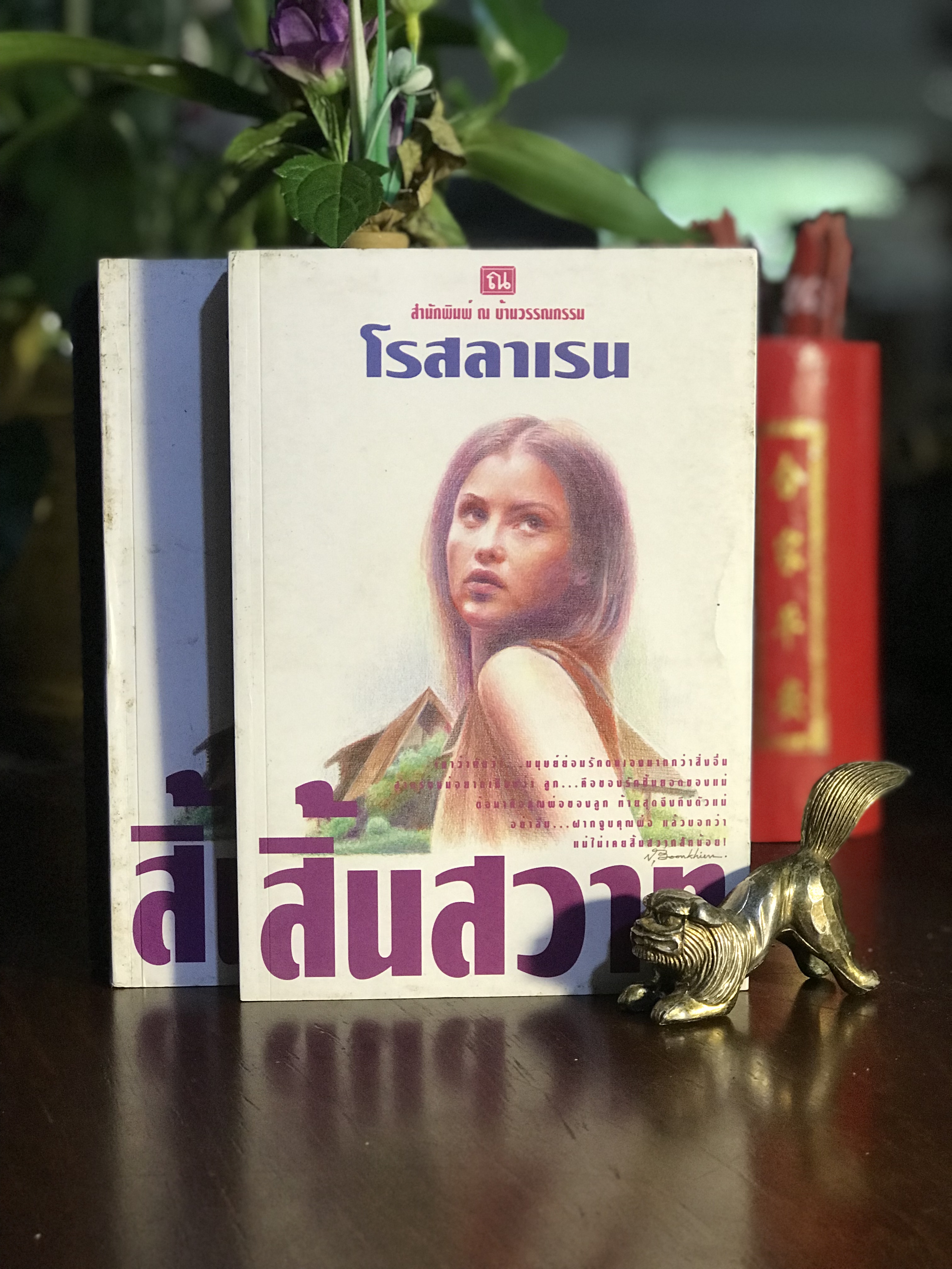 สิ้นสวาท • ผู้เขียน: โรสลาเรน • สำนักพิมพ์: ณ บ้านวรรณกรรม | H15