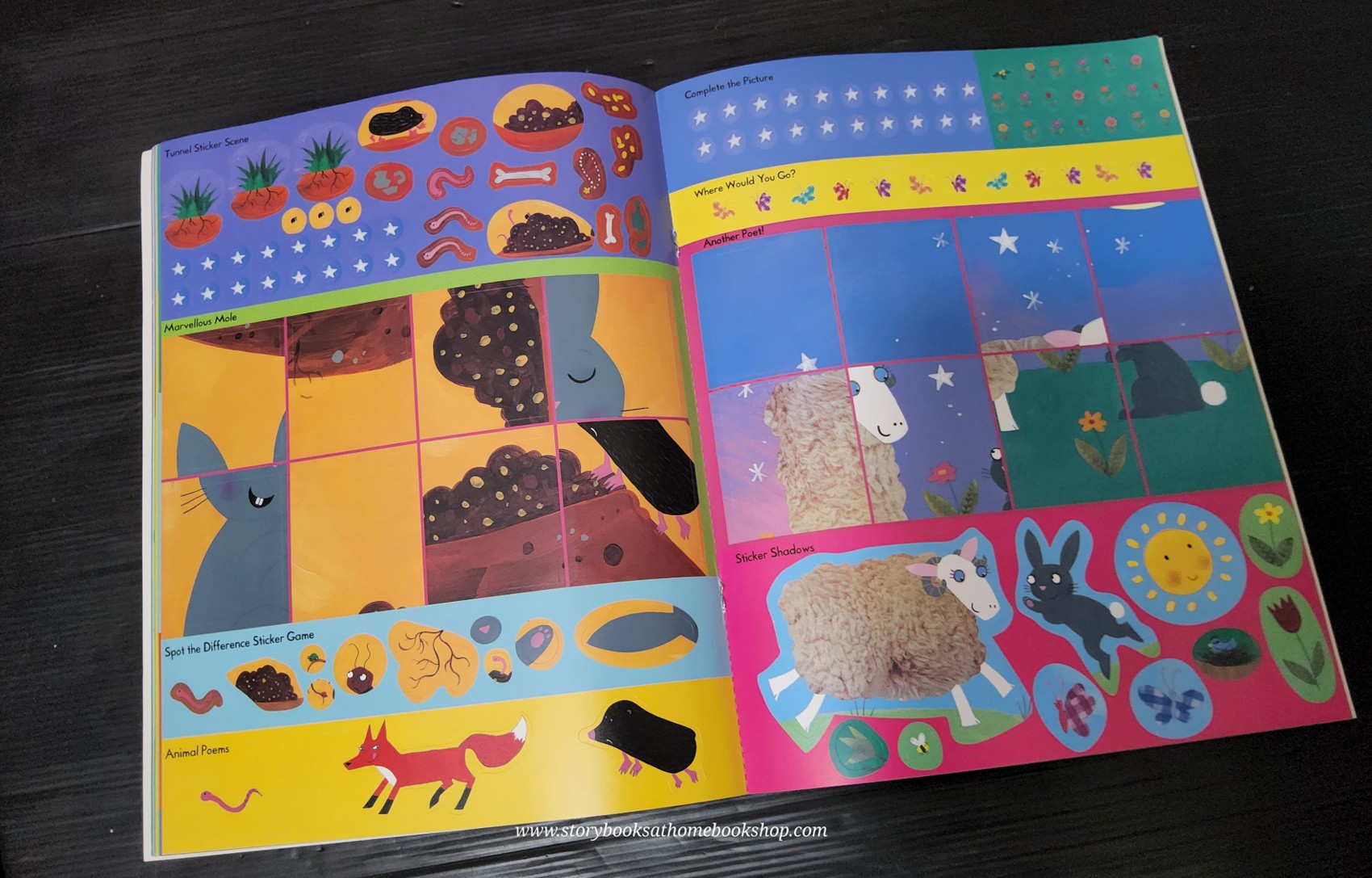 ACTIVITIES BOOK** ♥️THE RHYMING RABBIT BY JULIA DONALDSON.LYDIA MONKS STICKER ACTIVITY (OVER 400 STICKERS)