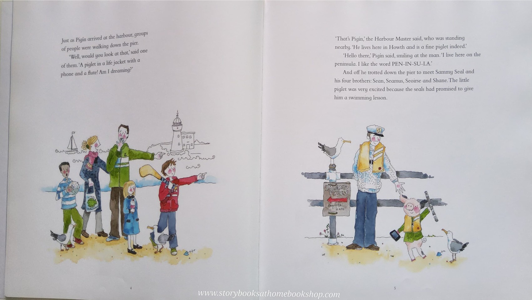 หนังสือนิทานปกแข็ง ** ♥️PIGIN OF HOWTH