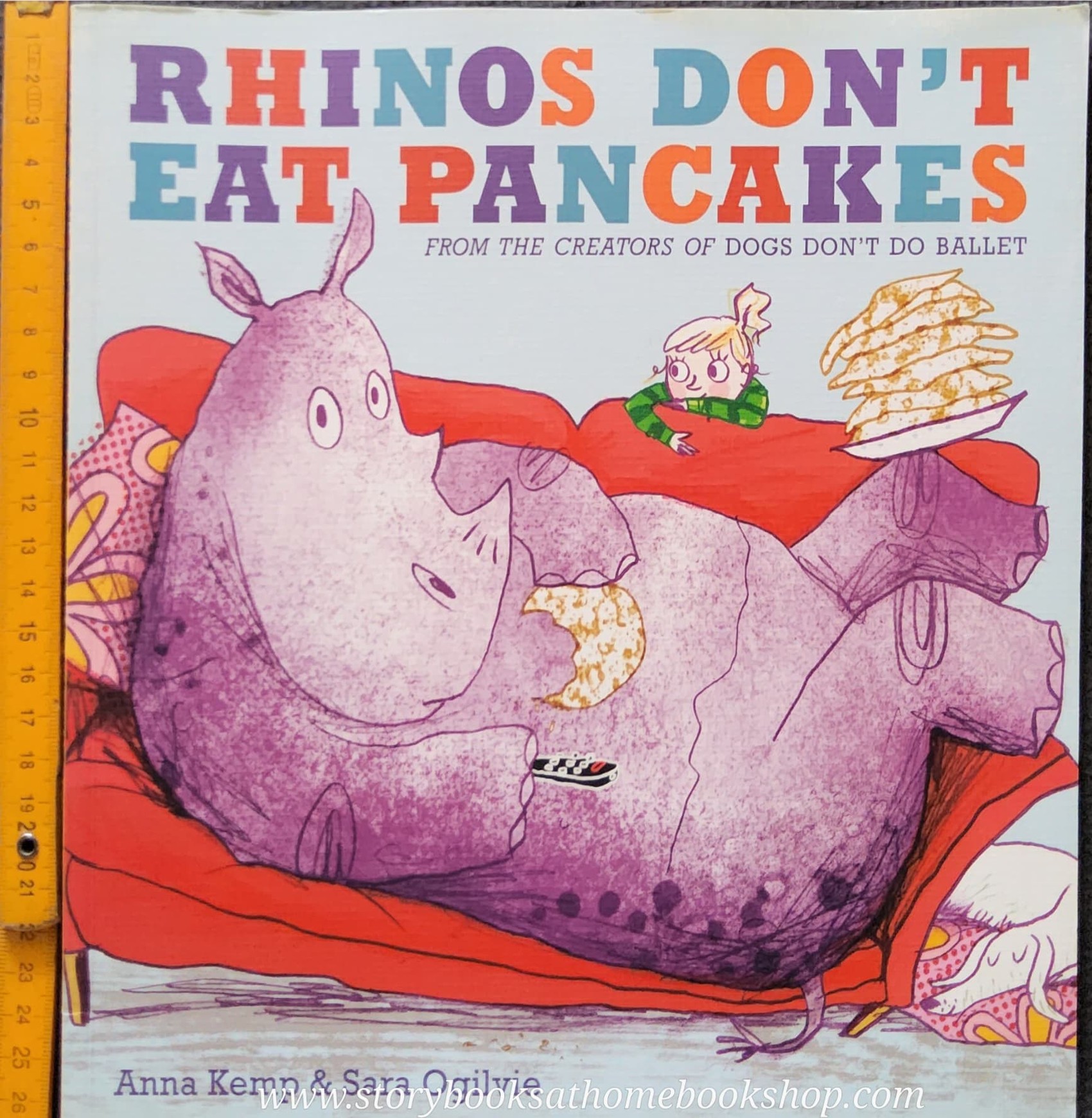 หนังสือนิทานปกอ่อน** 🍅🍓RHINOS DON'T EAT PANCAKES♥️♥️