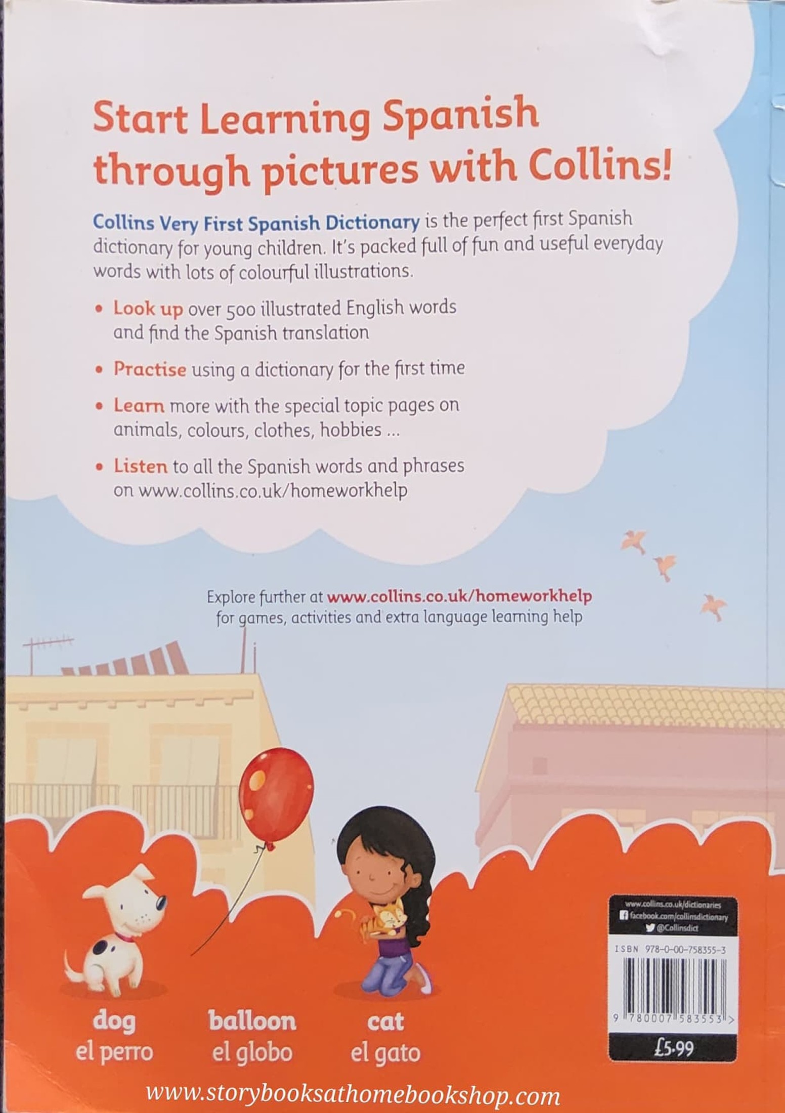 KNOWLEDGE BOOK ** ð
ðCollins Very First SPANISH Dictionary